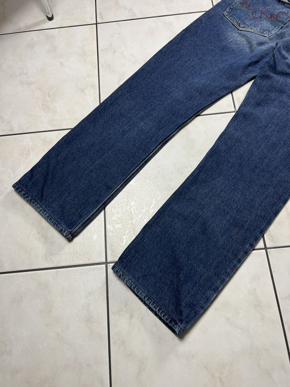 Diesel Vintage Diesel Fetzip y2k distressed denim zip jeans tribal Size US 30 / EU 46 - 10 Thumbnail