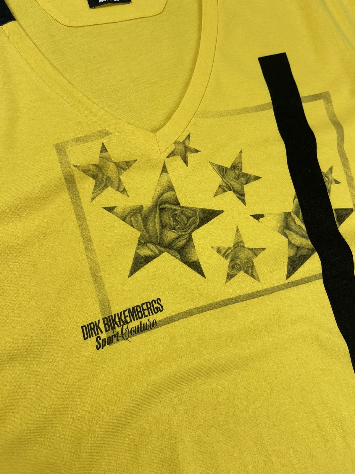 Dirk Bikkembergs Dirk Bikkembergs Sport Couture Yellow Coton T-Shirt Men’s Size US M / EU 48-50 / 2 - 4 Thumbnail