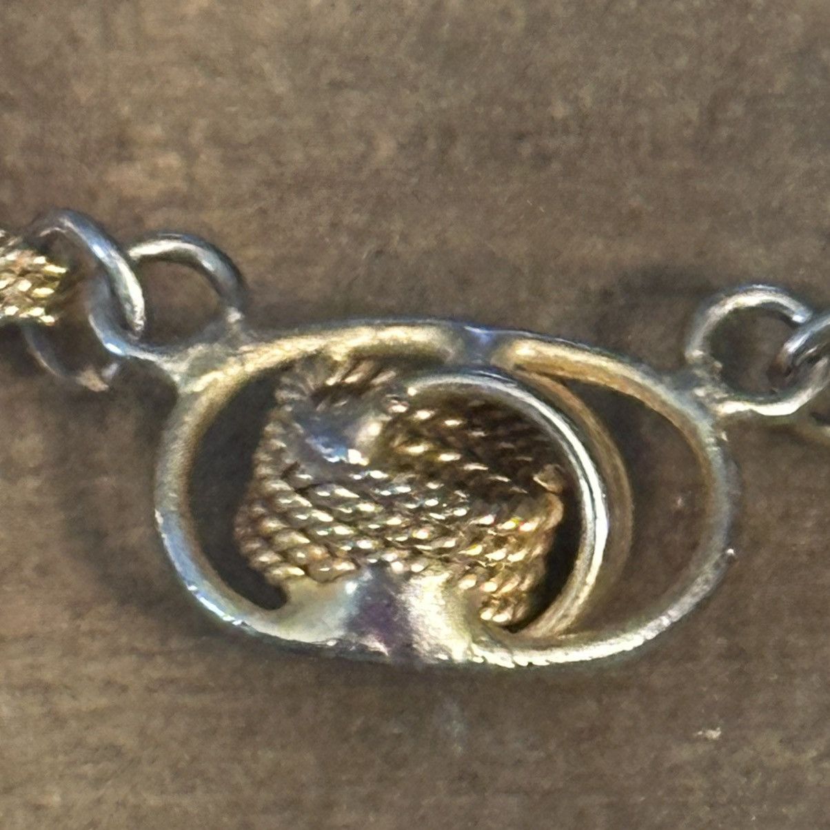 Vintage Vintage gold tone ribbon knot necklace Size ONE SIZE - 4 Thumbnail