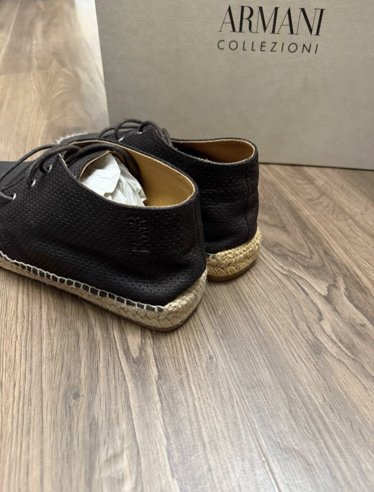 Armani Armani Collezioni Men's Shoes Size US 8 / EU 41 - 3 Thumbnail
