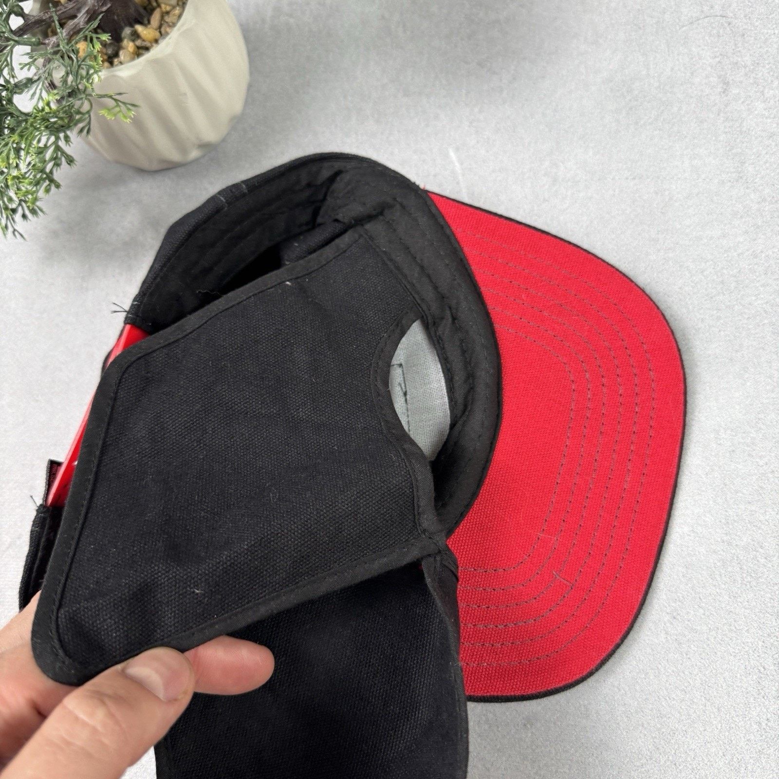 Vintage Mr. Serious Unknown Cap Black 6 Panel Snapback Canvas Size ONE SIZE - 10 Thumbnail