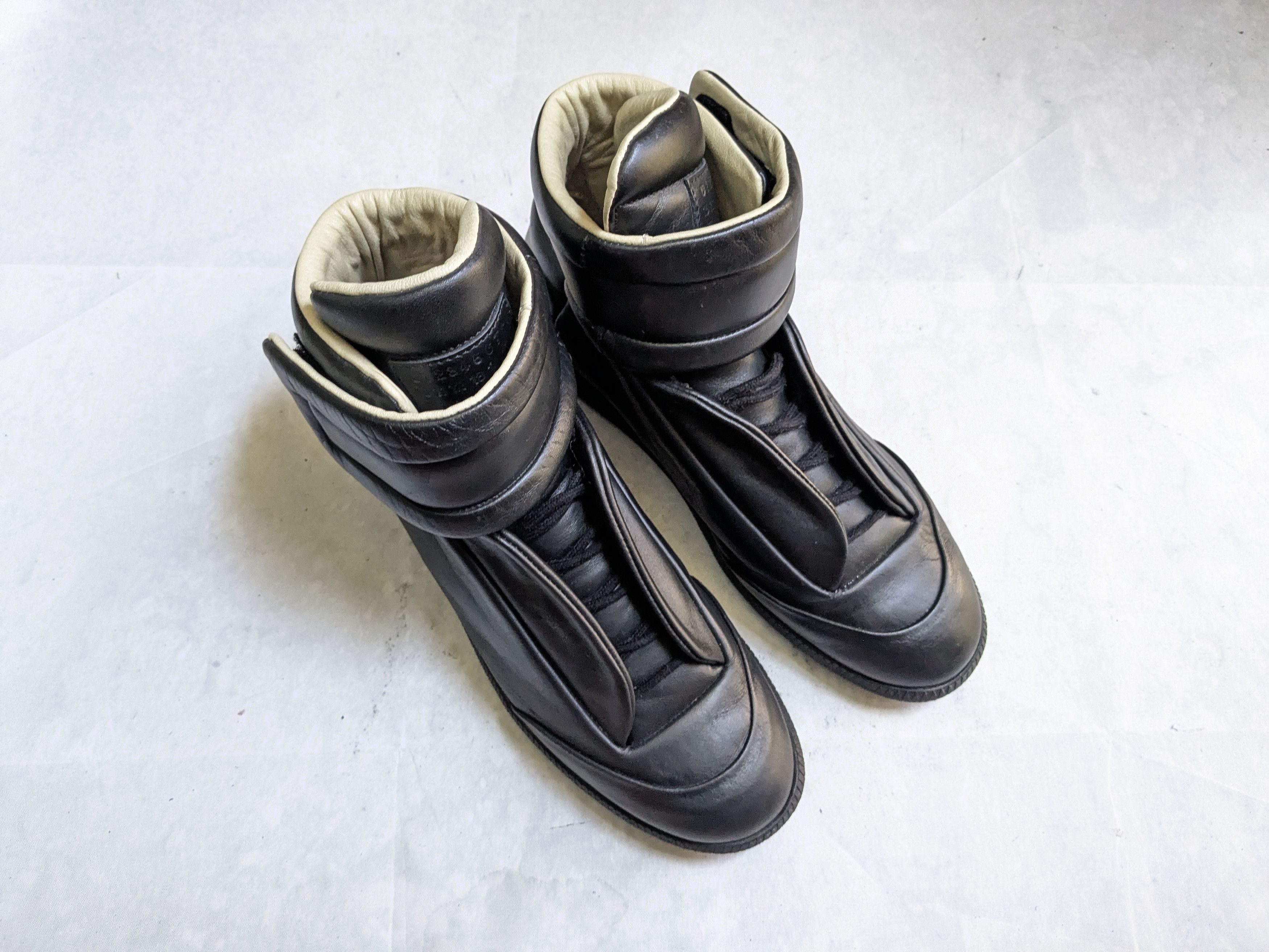 Maison Margiela Margiela Future High Top Sneakers Black 9 42 High Size US 9 / EU 42 - 4 Thumbnail
