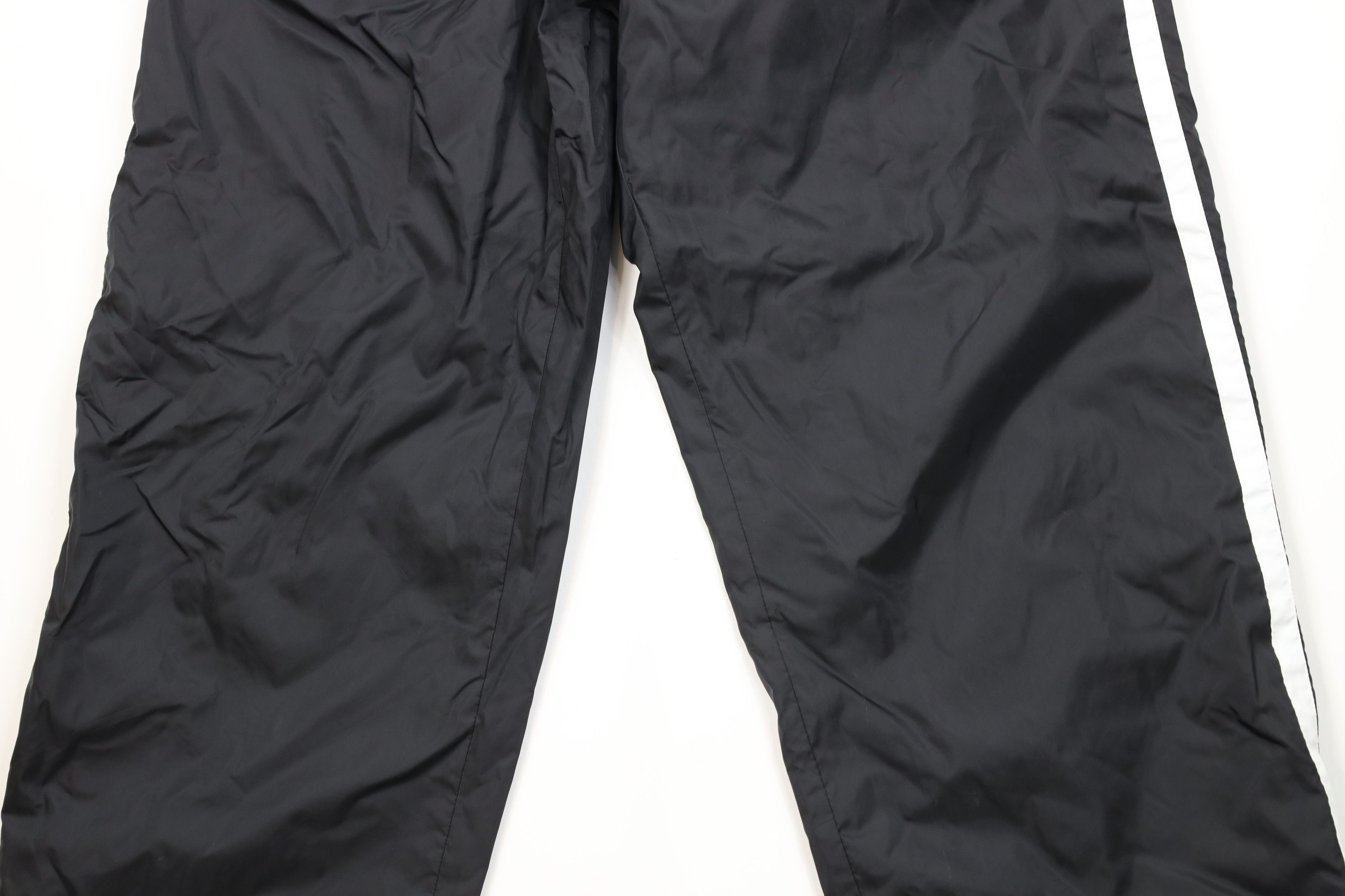Nike Vintage 90s Nike Mini Swoosh Wide Leg Windbreaker Pants Size 28" / US 6 / IT 42 - 3 Thumbnail