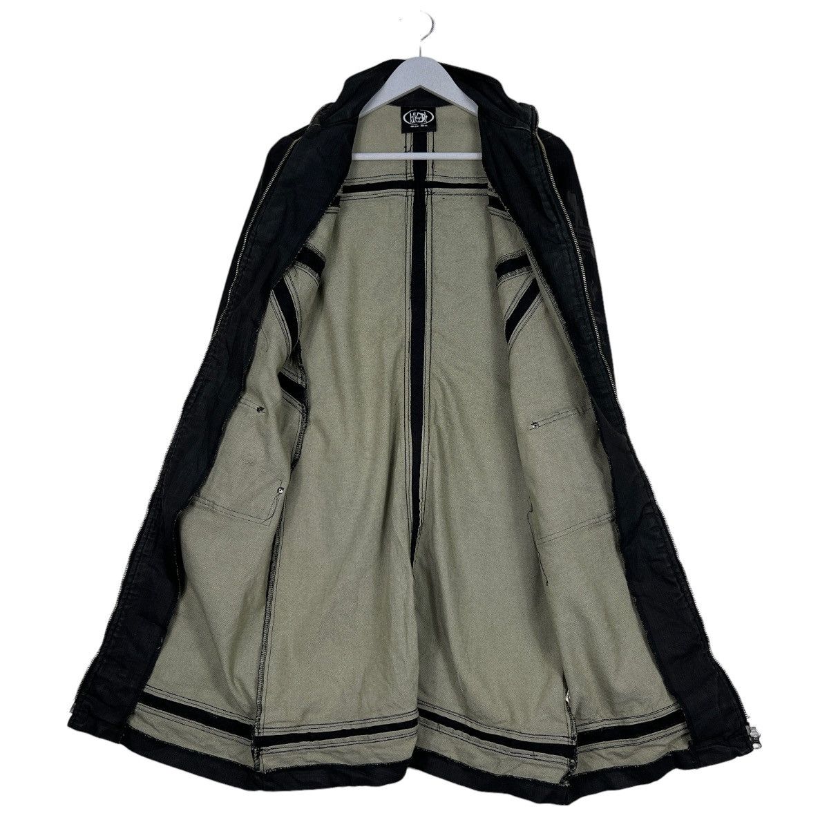 Japanese Brand 🔥 CYBERPUNK DENIM LONG JACKET Size US S / EU 44-46 / 1 - 12 Thumbnail