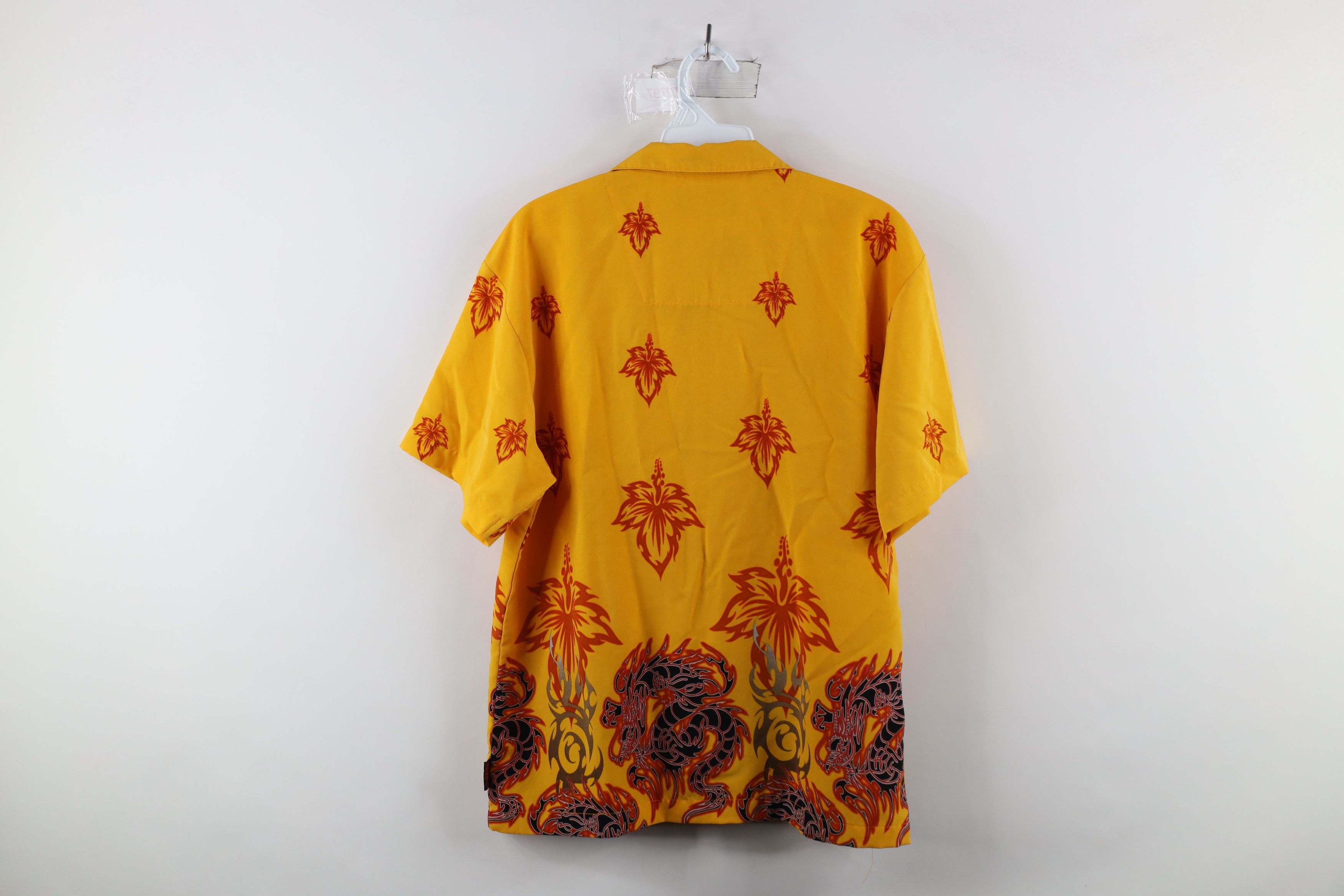 Vintage Vintage 90s Streetwear Fire Camp Collared Button Shirt Size US S / EU 44-46 / 1 - 8 Thumbnail