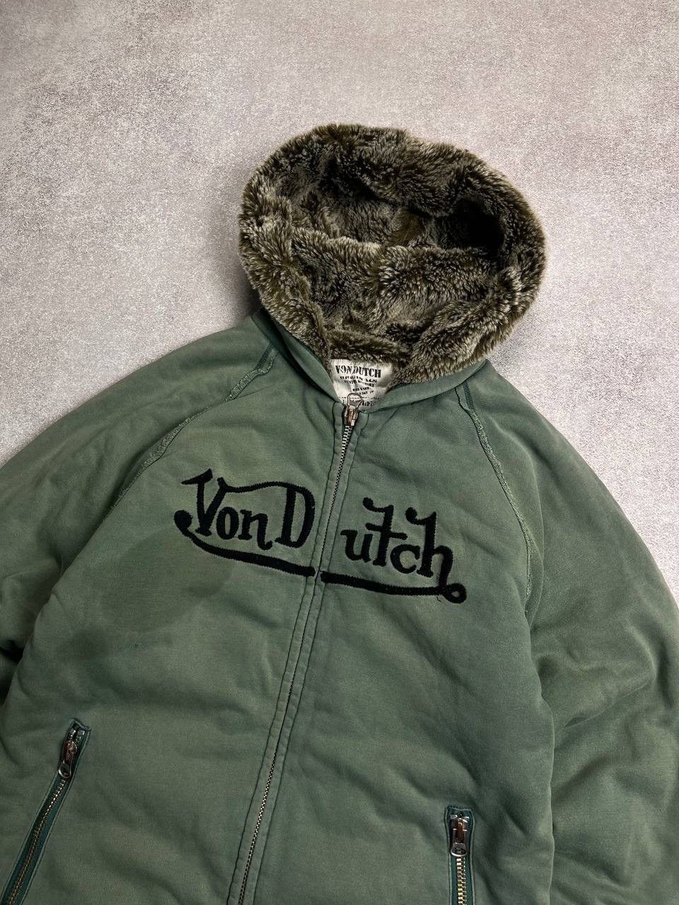 Von Dutch VINTAGE VON DUTCH Y2K FLEECE HOOD CROPPED IF SIX HOODIE S Size US S / EU 44-46 / 1 - 2 Thumbnail