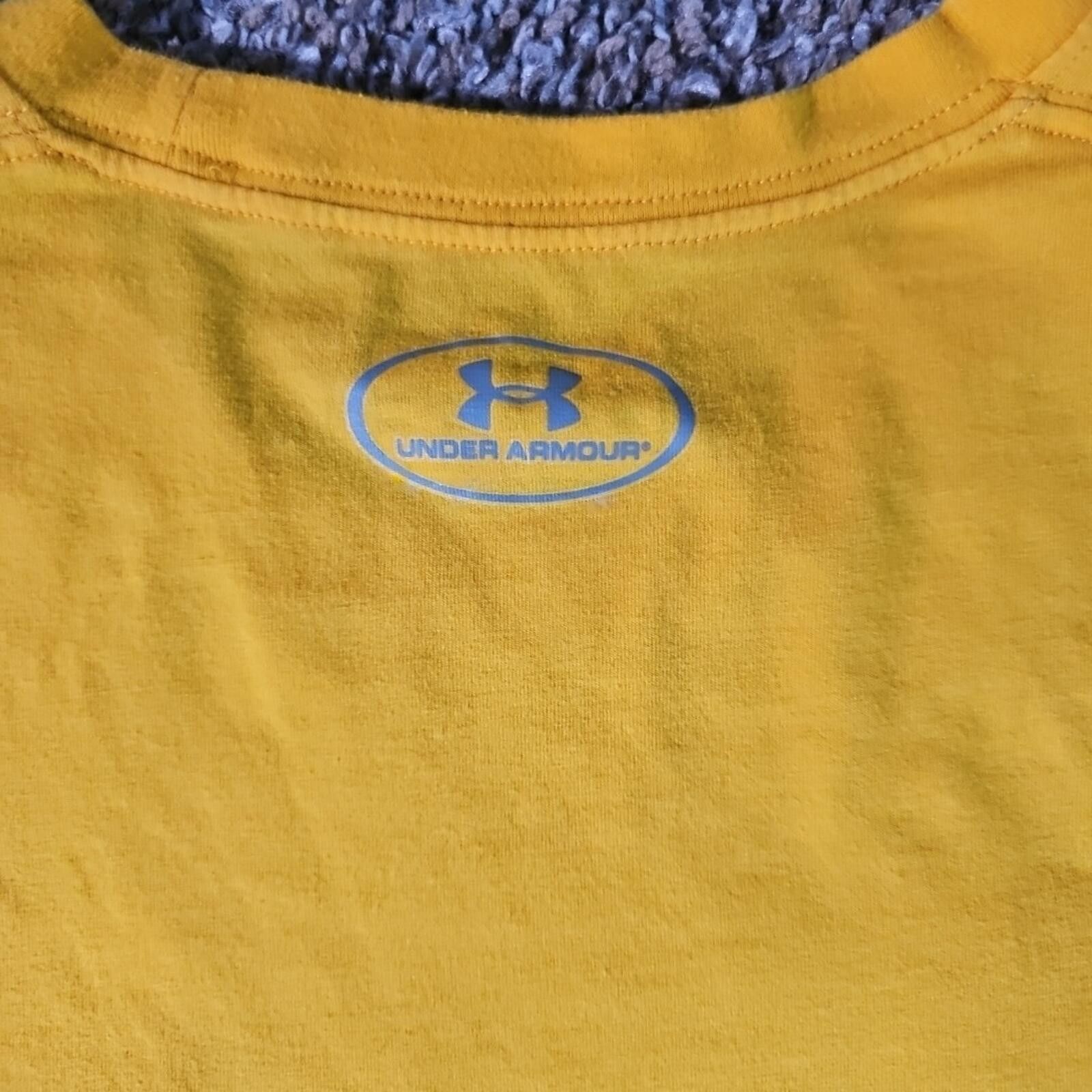 Under Armour Under Armour L Loose Milwaukee Brewers yellow Tshirt Size ONE SIZE - 8 Thumbnail