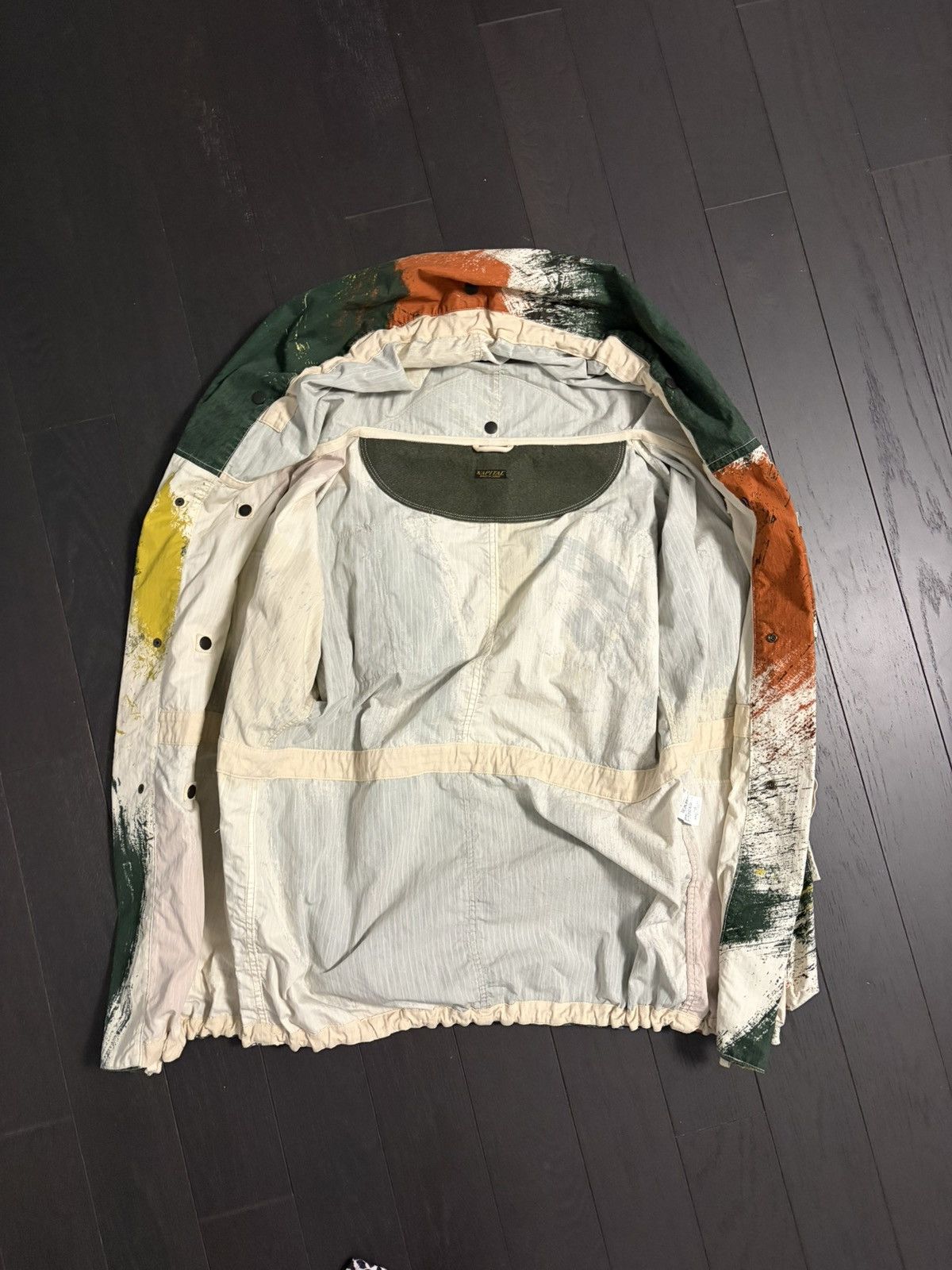 Kapital Kapital Multi-Color Paint Splatter Hooded Jacket Size US M / EU 48-50 / 2 - 8 Thumbnail