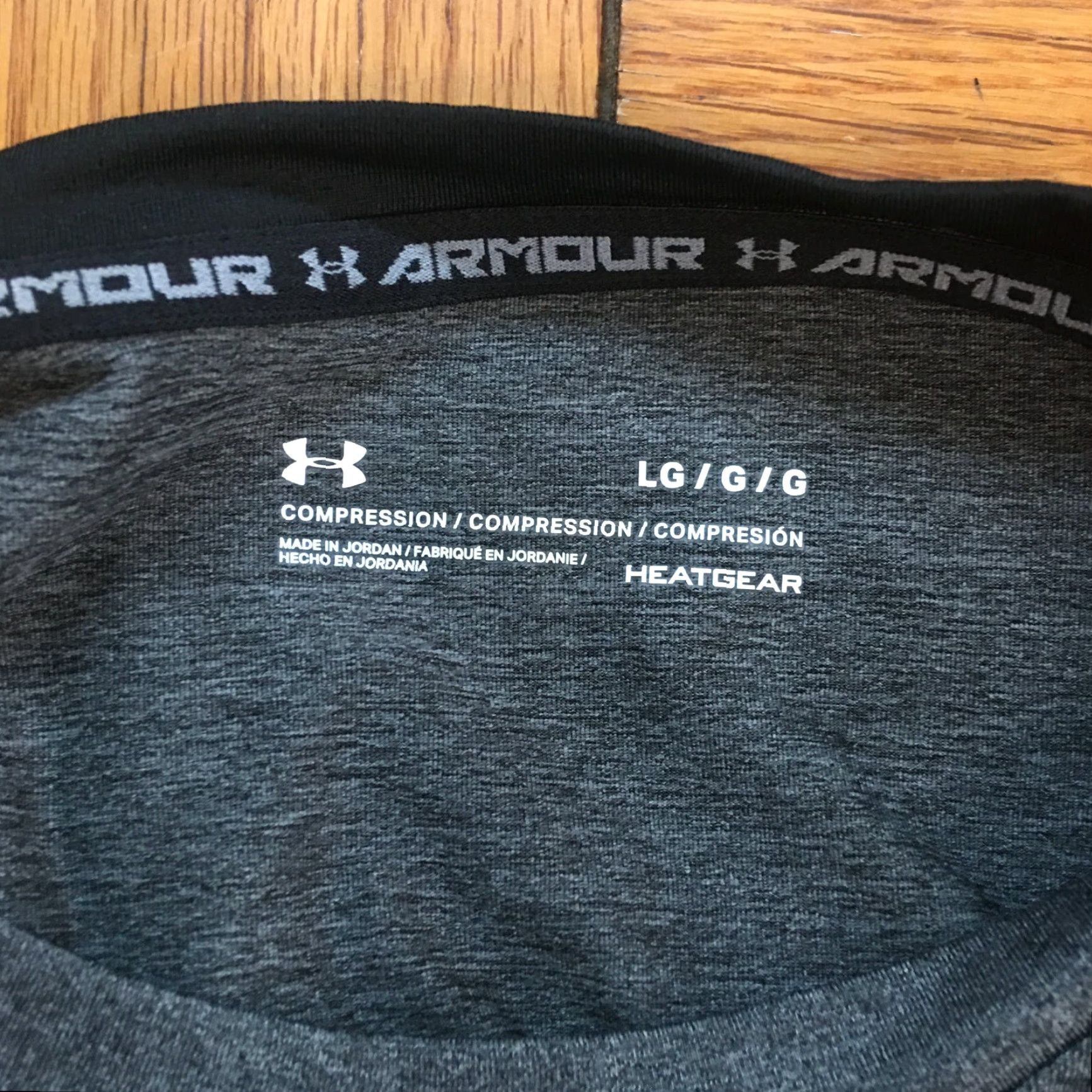 Under Armour VINTAGE Under Armour Mens Activewear T-Shirt Sleeveless Crew Neck Solid Gray Size Large Sports Workout Fitness Size US L / EU 52-54 / 3 - 3 Thumbnail