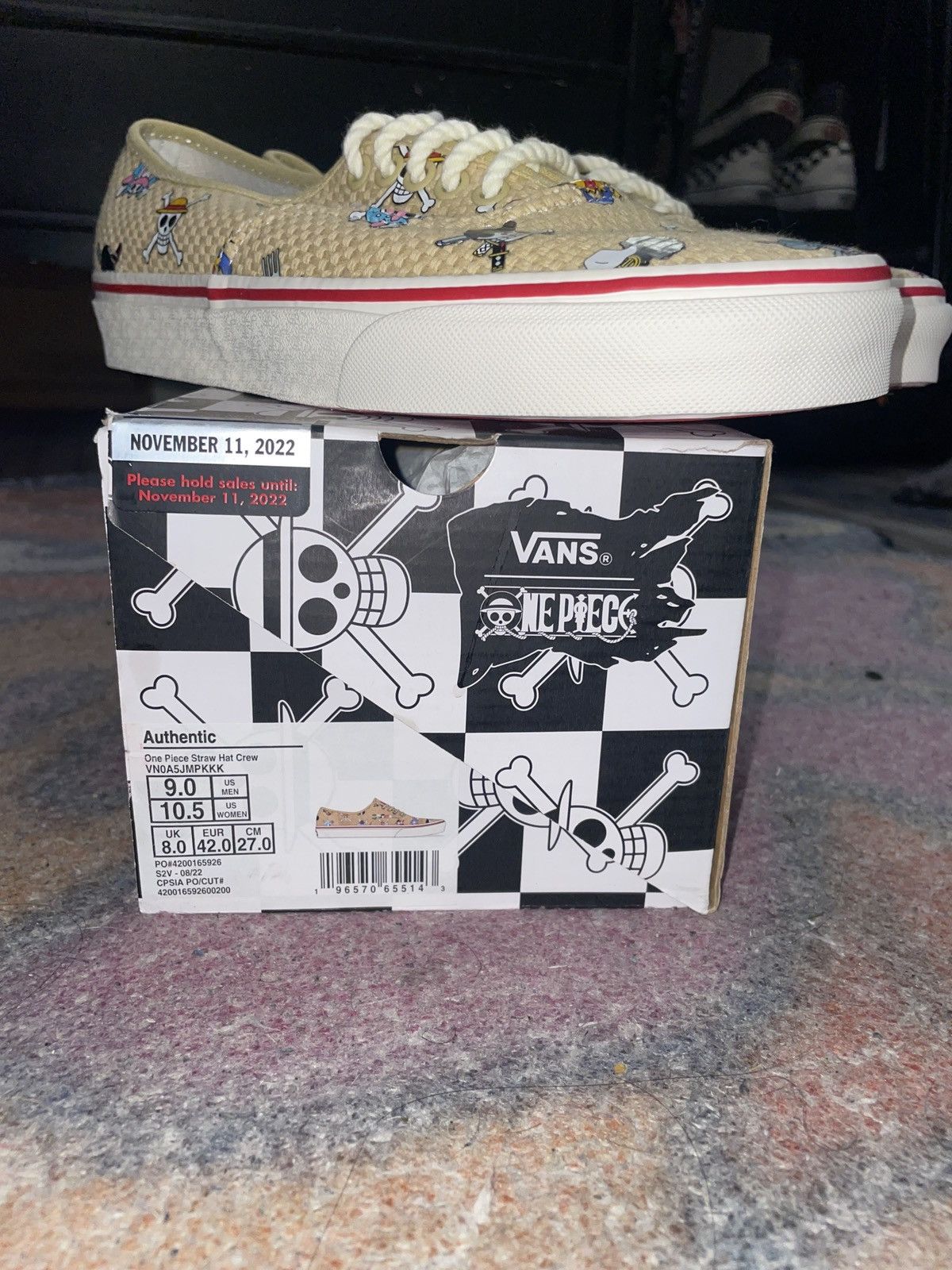 Vans ONE PIECE STRAW HAT CREW VANS Size US 9 / EU 42 - 9 Thumbnail