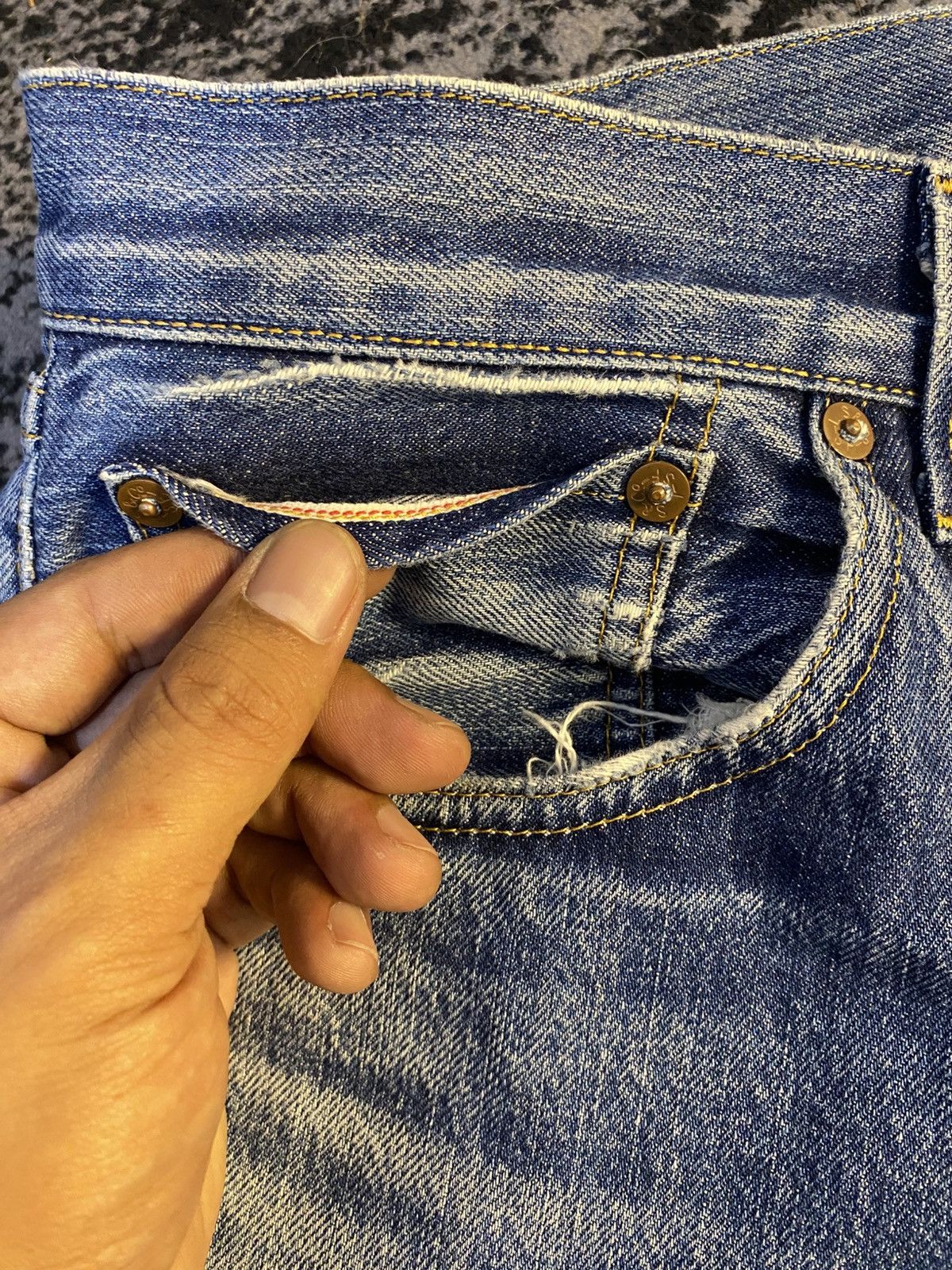 Junya Watanabe × Levi's Levi’s 501 XX Big E Sashiko Patchwork Selvedge Denim 🔥 Size US 32 / EU 48 - 12 Thumbnail