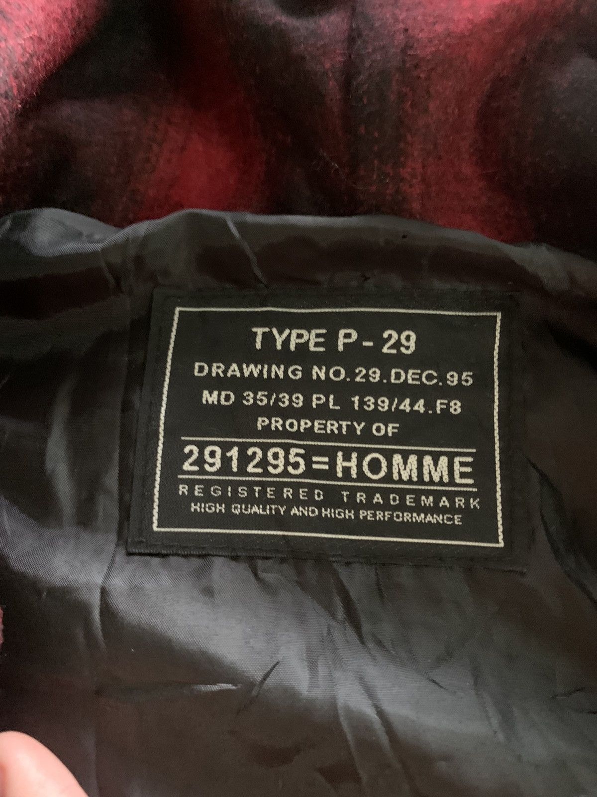 20471120 291295 hoodie wool flannel double way full zipper punk Size US M / EU 48-50 / 2 - 5 Thumbnail