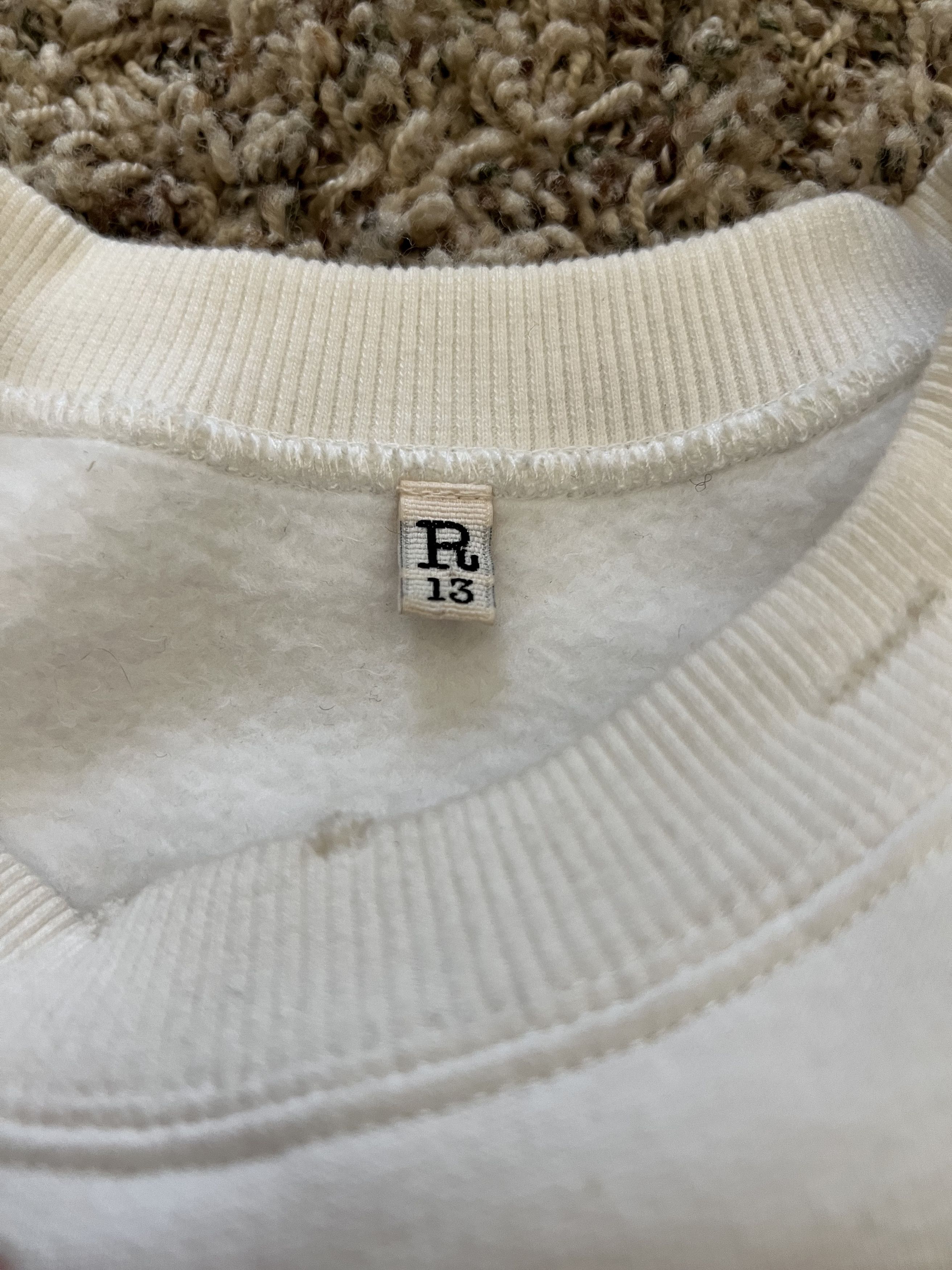 R13 R13 Teddy Punk Crewneck Sweatshirt Size US XS / EU 42 / 0 - 4 Thumbnail