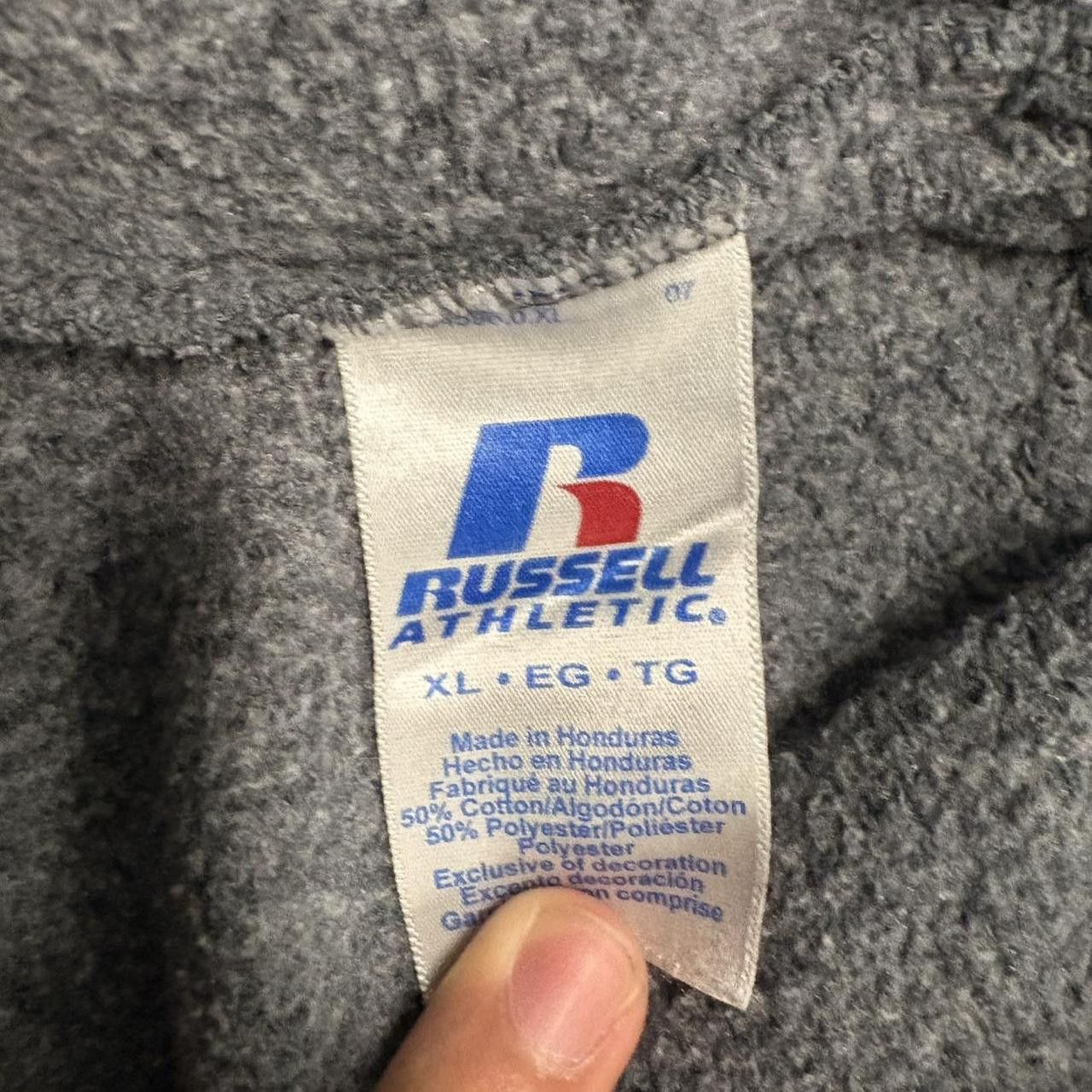 Russell Athletic CRAZY Vintage Y2K/2000s Baggy Grey Russell Athletic Sweatpants! Size US 34 / EU 50 - 7 Thumbnail