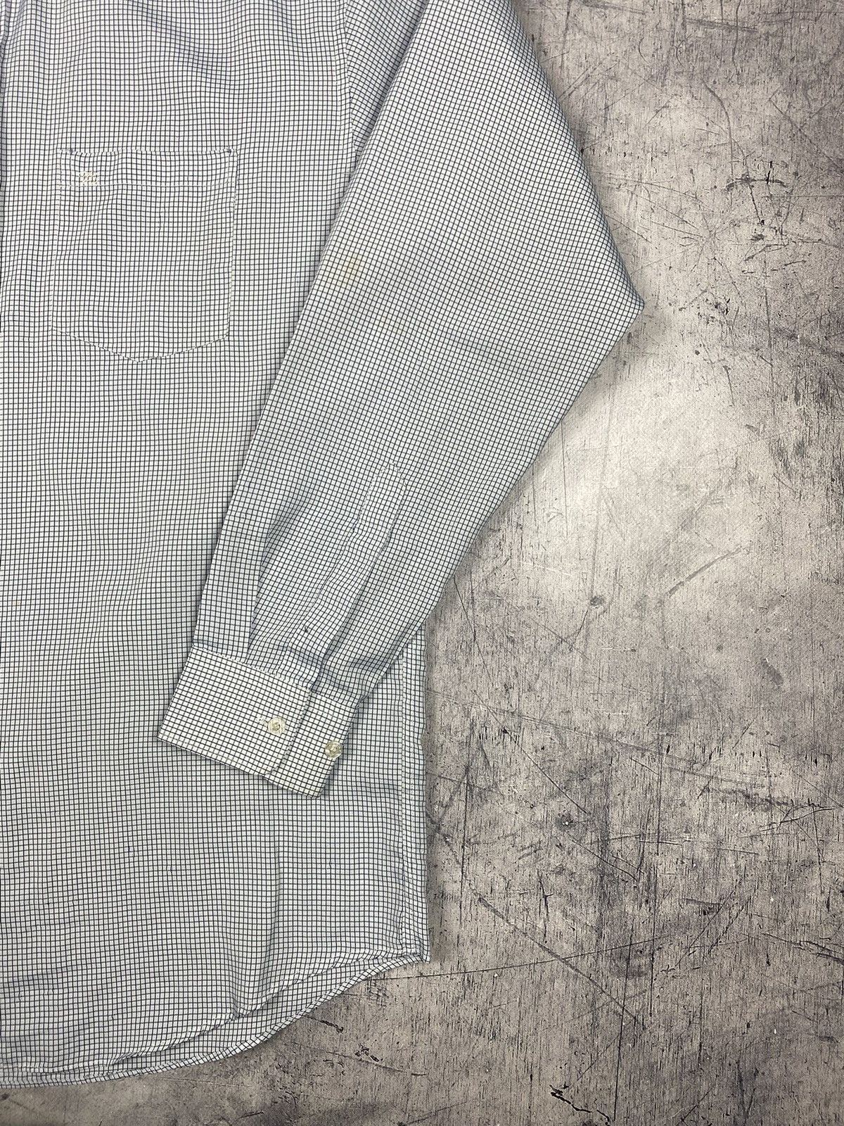 Versace Vintage Versace Classic V2 Micro Check Button Down Shirt Size US XL / EU 56 / 4 - 11 Thumbnail