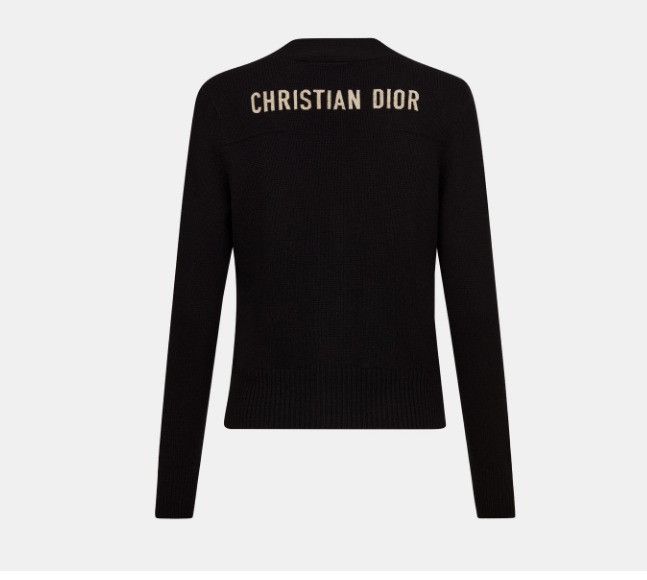 Dior o1w1db10425 144G54AM Buttoned Cardigan in Black Size S / US 4 / IT 40 - 2 Thumbnail