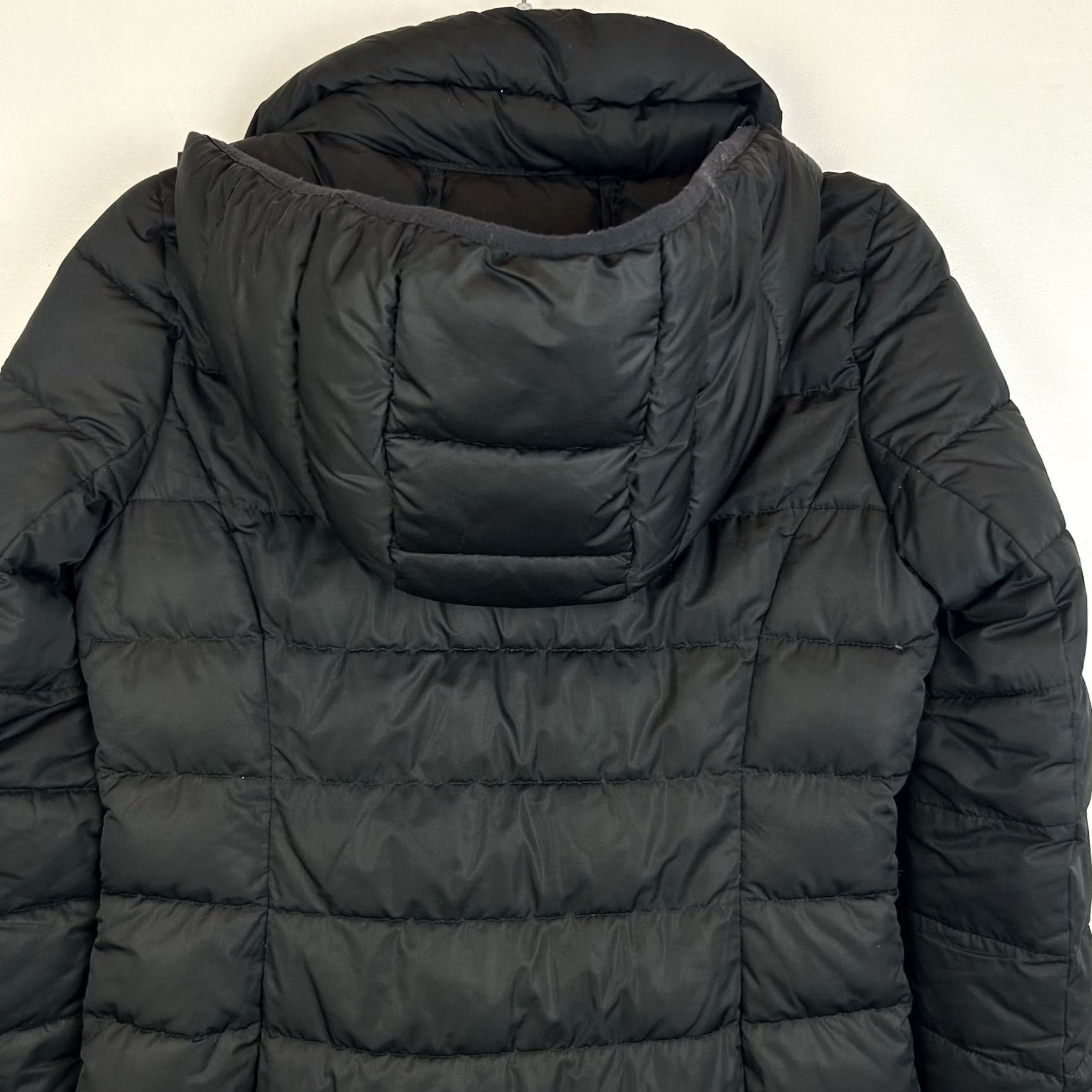 DKNY DKNY Down Puffer Coat Womens Small Black Hooded Mid Length Zip Pockets Cozy Winter Weather Jacket Mens? Size S / US 4 / IT 40 - 3 Thumbnail