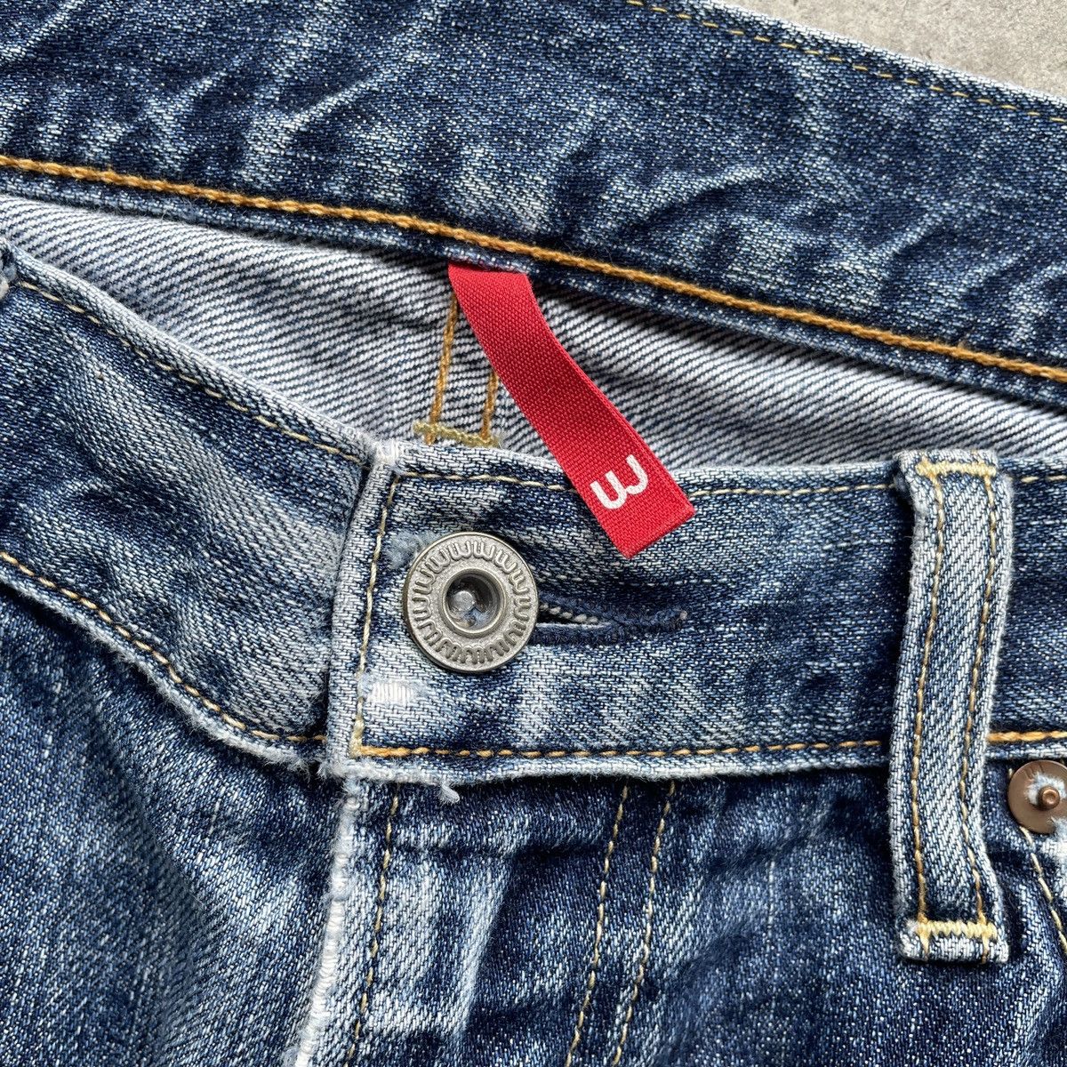 Japanese Brand W33💥 Vintage Japanese Faded Jeans Denim Pants Size US 33 - 6 Thumbnail