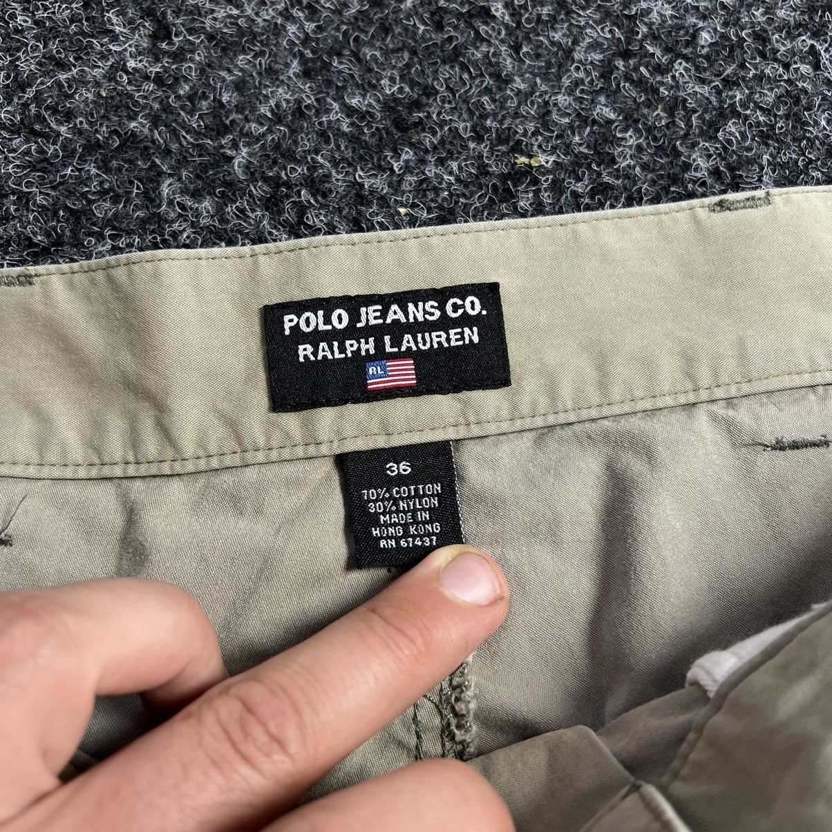 Polo Ralph Lauren × Vintage Shorts polo jeans Ralph Lauren vintage cargo military Size US 36 / EU 52 - 10 Thumbnail