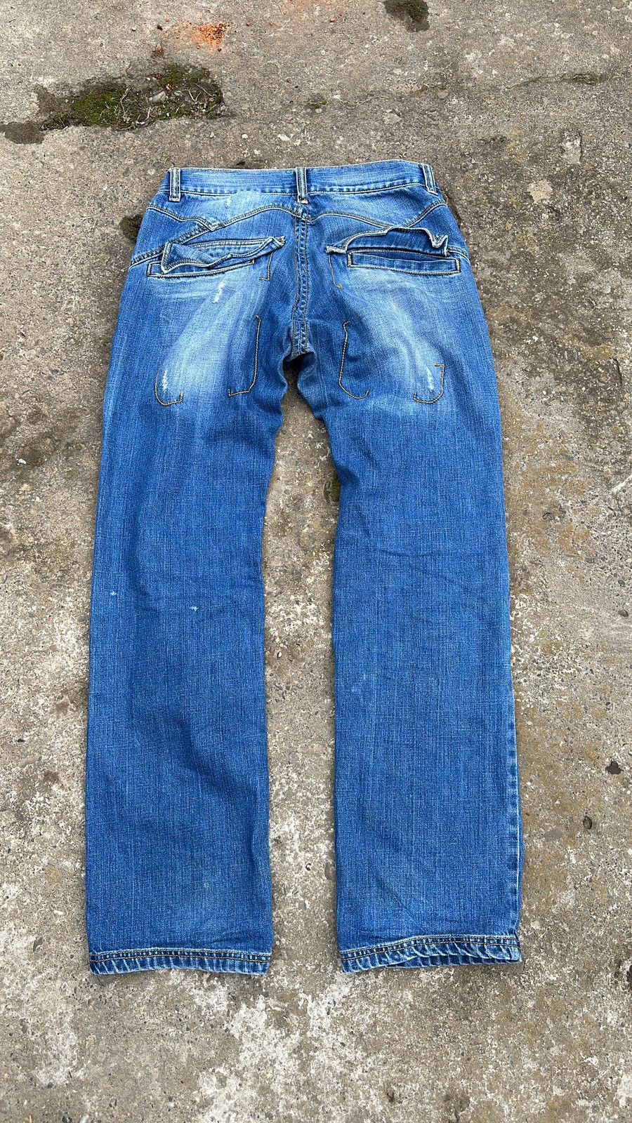 Japanese Brand × Vintage Crazy Vintage Avantgarde Jeans Size US 32 / EU 48 - 3 Thumbnail