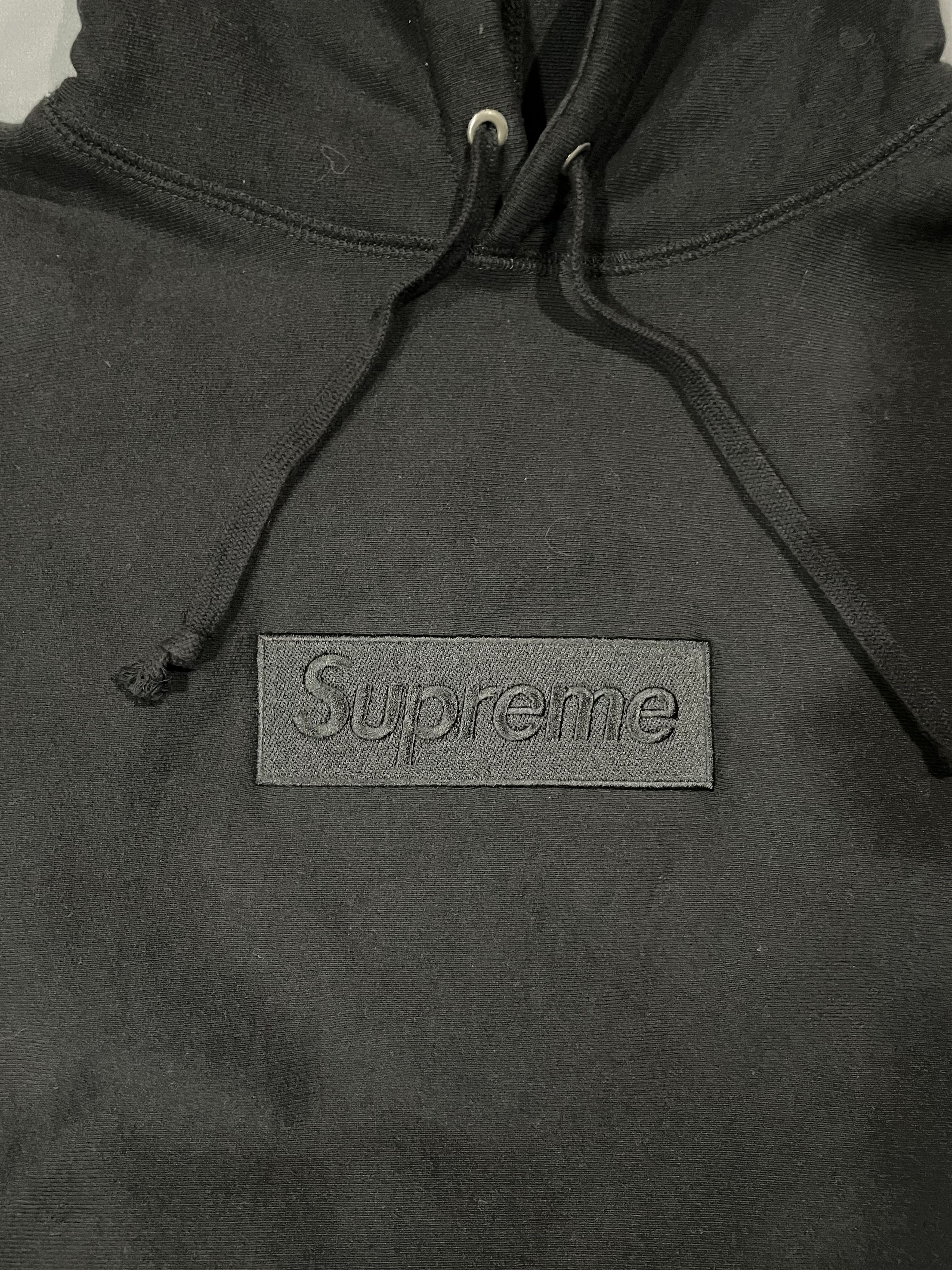 Supreme Tonal Box Logo Hoodie FW14