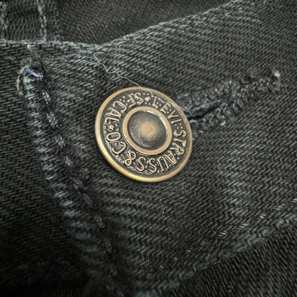 Levi's Crazy Vintage Y2K Levi’s 521 XX Black Wash Denim Jeans Size US 30 / EU 46 - 8 Thumbnail