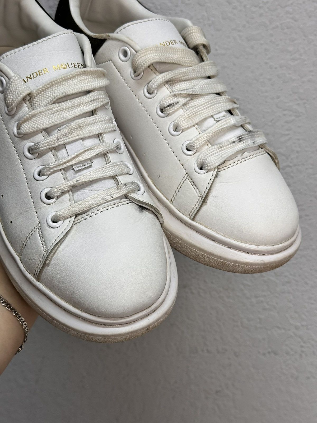 Alexander McQueen Alexander McQueen white oversized sneakers y2k Size US 9 / IT 39 - 10 Thumbnail