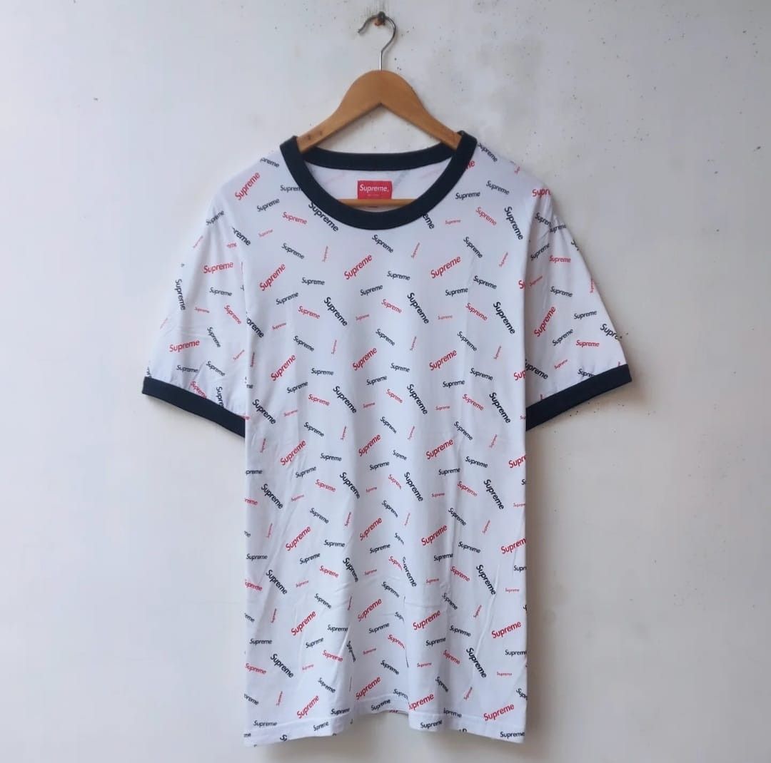 Supreme F/W18 SUPREME SCATTER RINGER TSHIRT Size US L / EU 52-54 / 3 - 1 Thumbnail