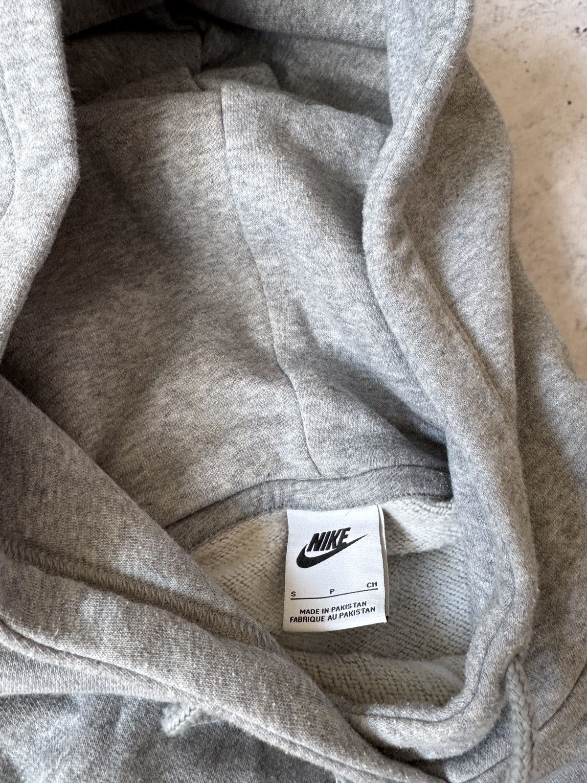 Nike × Vintage NIKE VINTAGE 00s y2k OVERSIZE BAGGY HOODIE CENTER LOGO Size US S / EU 44-46 / 1 - 6 Thumbnail