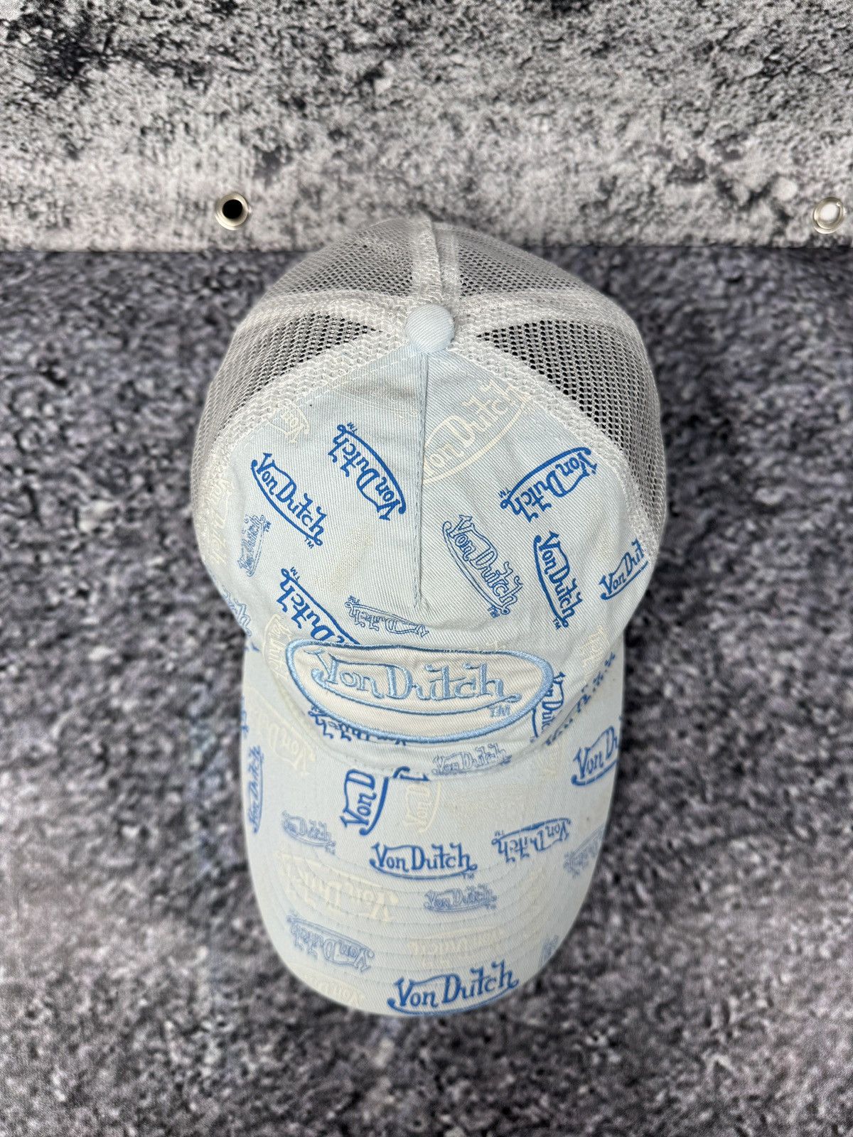 Von Dutch Men’s Von Dutch Vintage Monogram Baseball Cap Y2K One Size Size ONE SIZE - 8 Thumbnail