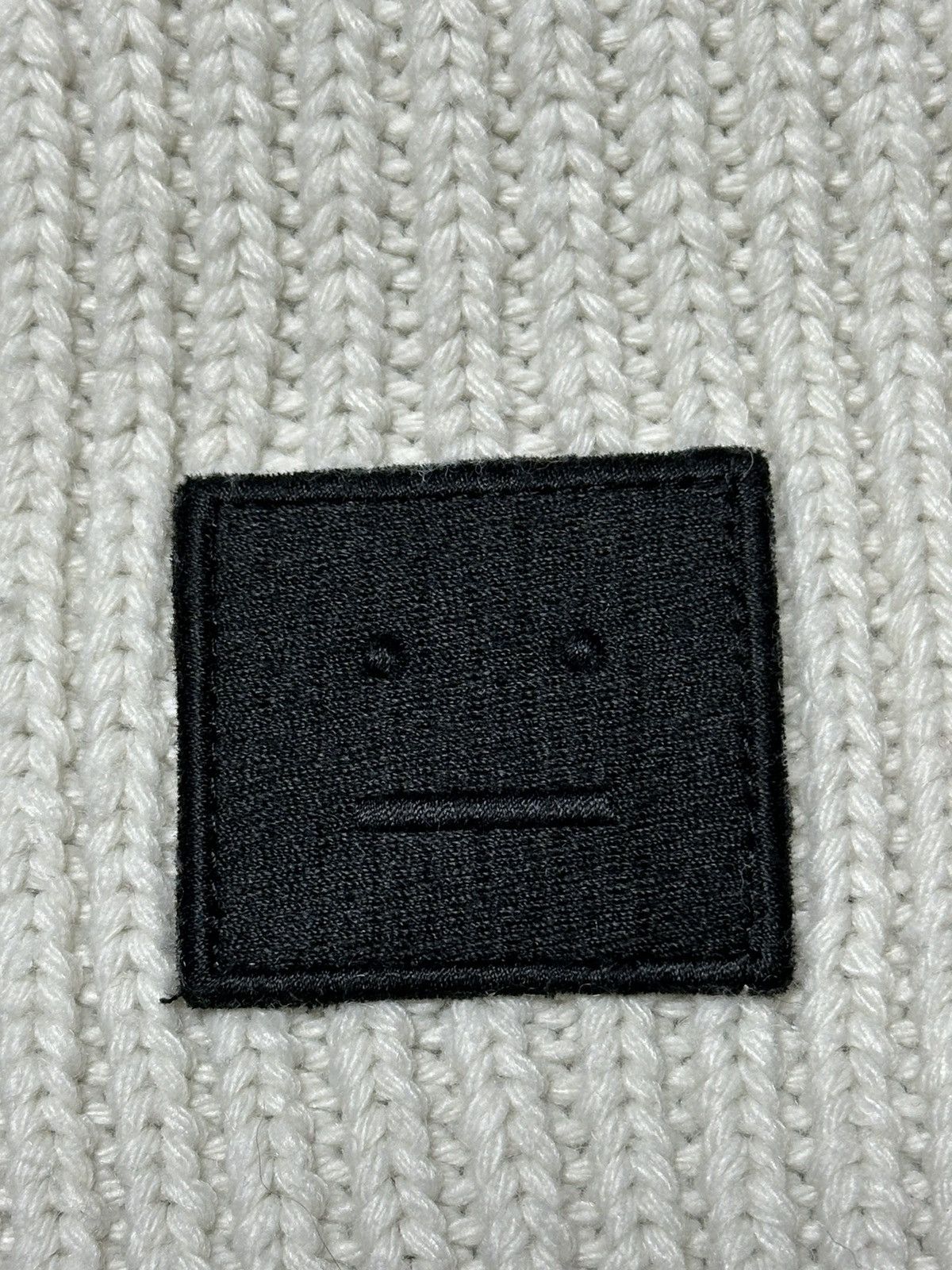 Acne Studios Acne Studios Pancy Wool Face Patch Beanie Hat Size ONE SIZE - 10 Thumbnail