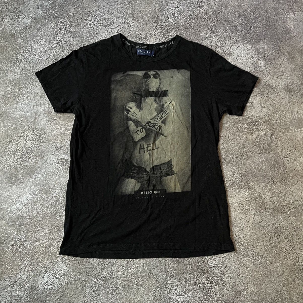 Vintage Vintage Y2K Graphic Tee Sun Faded Grunge Streetwear Baggy XL Size US XL / EU 56 / 4 - 3 Thumbnail
