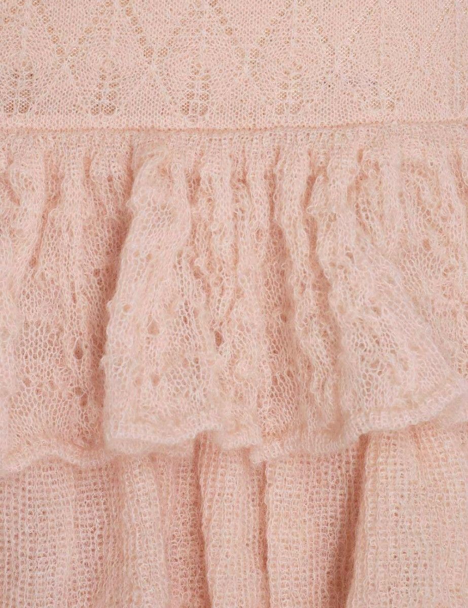 Zimmermann oc11z0425 Luminosity Lace Frill Skirt in Light Pink Size 27" / US 4 / IT 40 - 6 Thumbnail