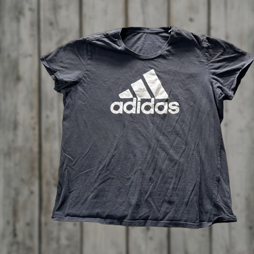 Adidas Adidas Shirt Mens 2XL Black Amplifier Logo Graphic Tee Tagless Athletic Size US XXL / EU 58 / 5 - 1 Thumbnail
