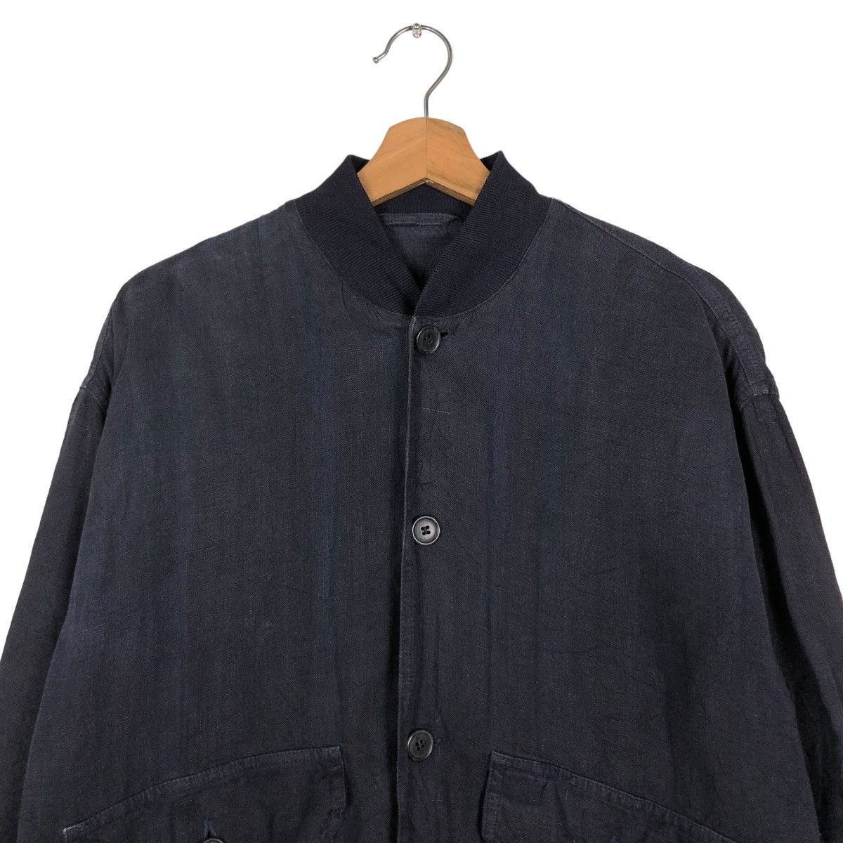 Hugo Boss 🔥VINTAGE BOMBER BIKER JACKET HUGO BOSS CARGO POCKET Size US S / EU 44-46 / 1 - 3 Thumbnail