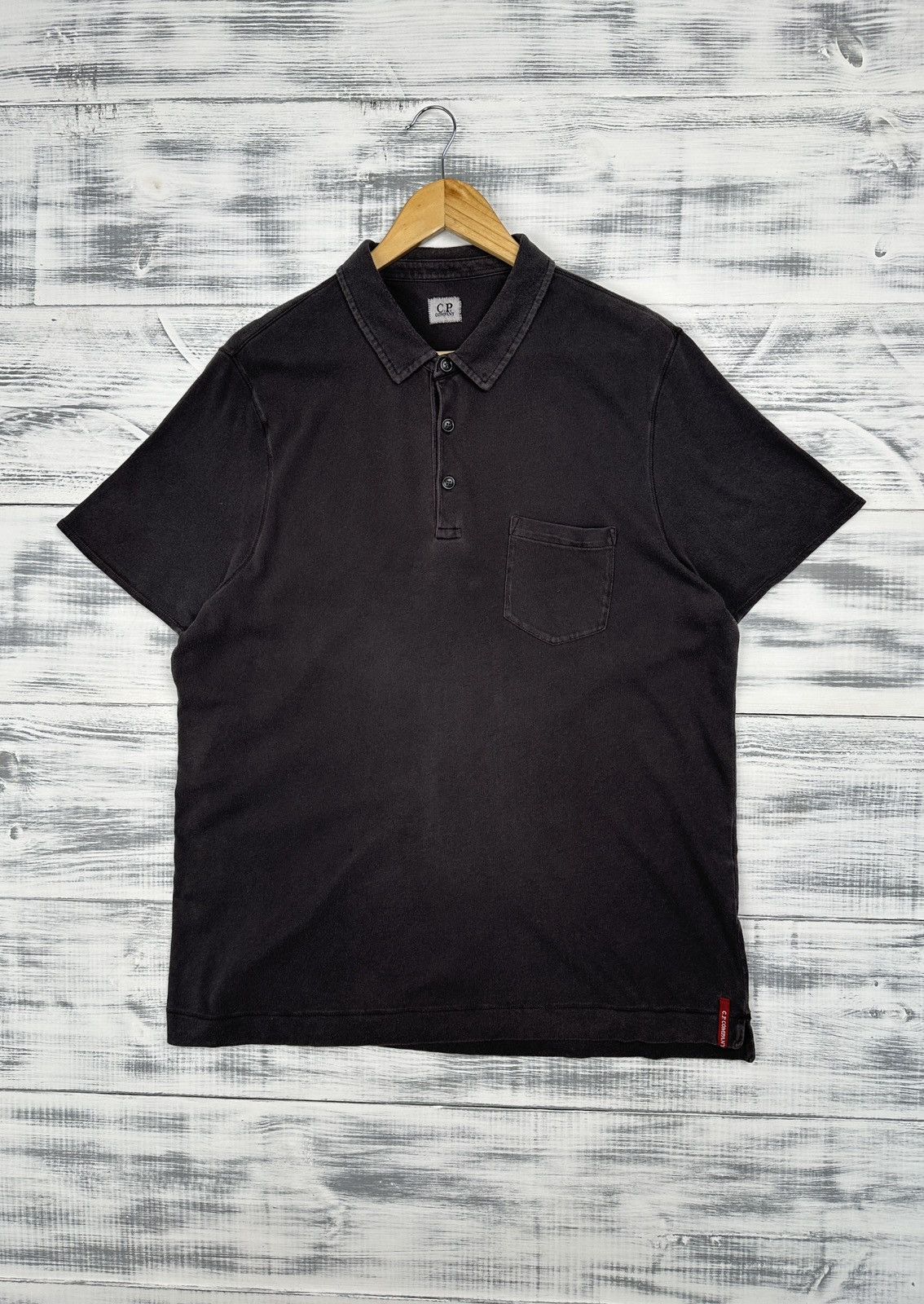 C.P. Company C.P. COMPANY Faded Basic Pockets Polo Shirt XXL Slim Fit Size US XXL / EU 58 / 5 - 1 Thumbnail