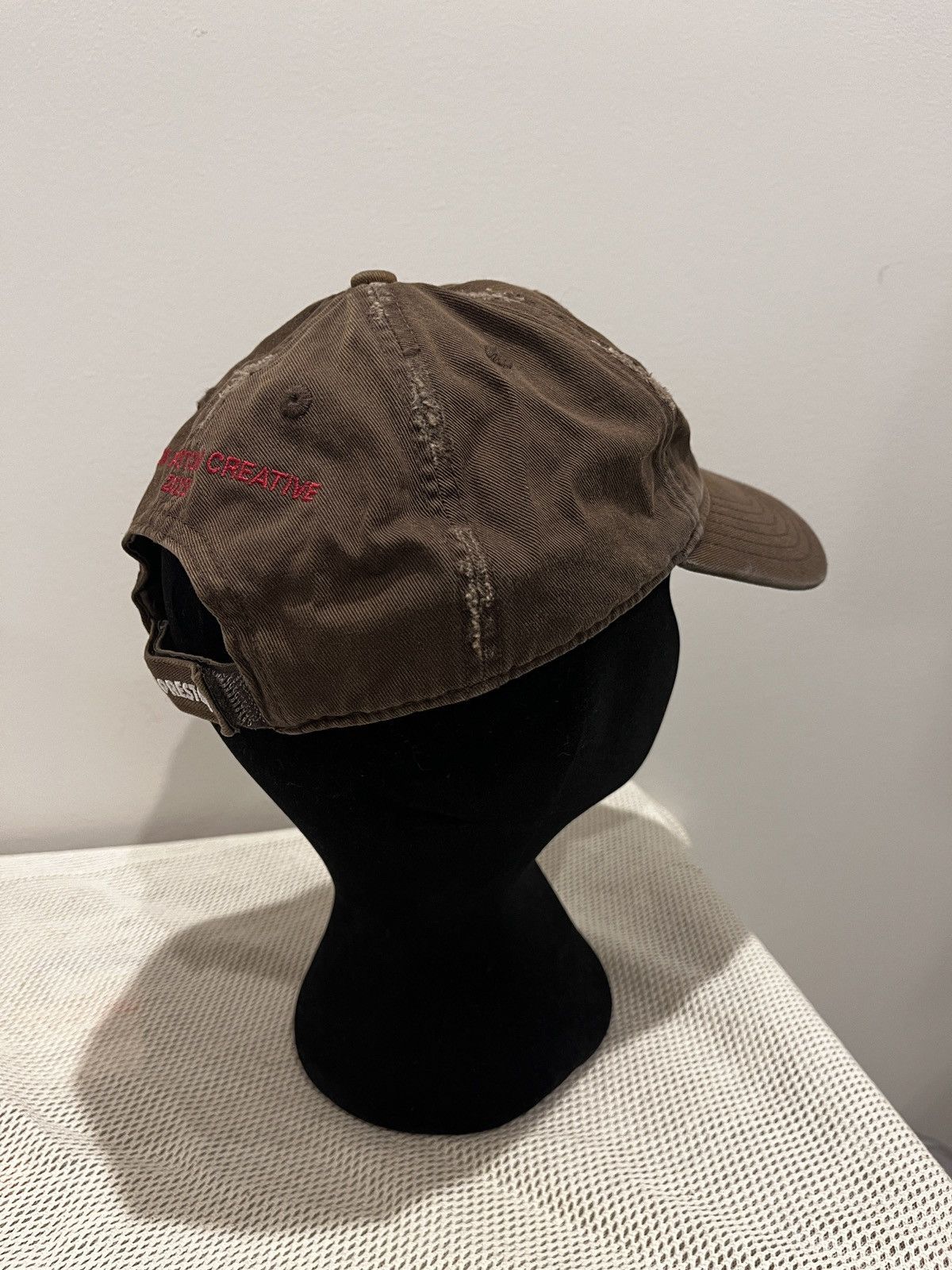Heron Preston Heron Preston STFU Distressed Hat (unisex) Size ONE SIZE - 15 Thumbnail