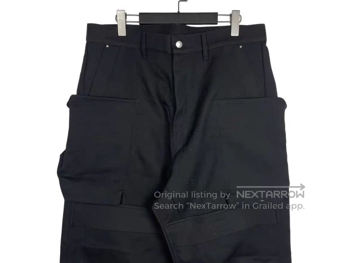 Rick Owens Black Cargo Pants with Multiple Pockets Size 34. Size US 34 / EU 50 - 3 Thumbnail