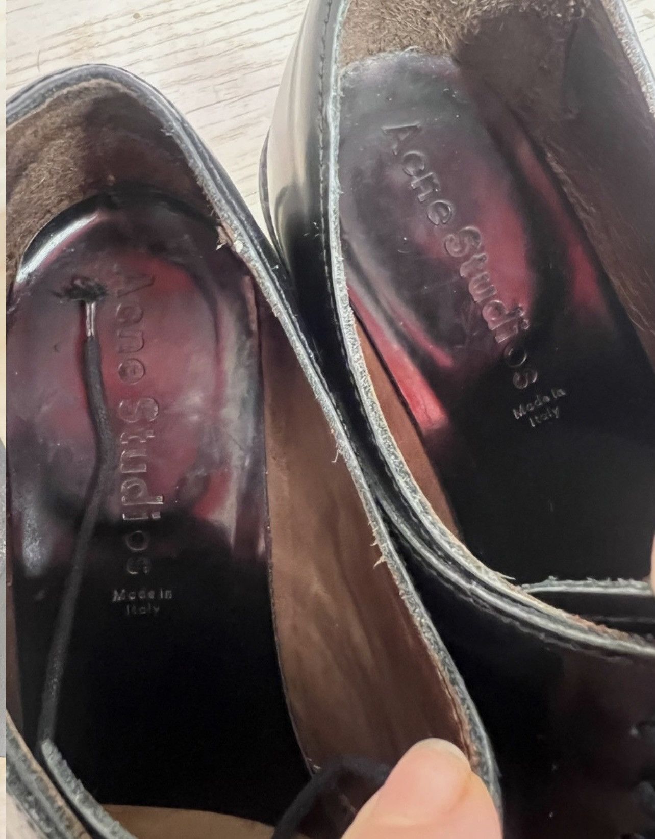 Acne Studios Acne Studios Lark Chunky Leather Loafers Size 40 Size US 10 / IT 40 - 16 Thumbnail