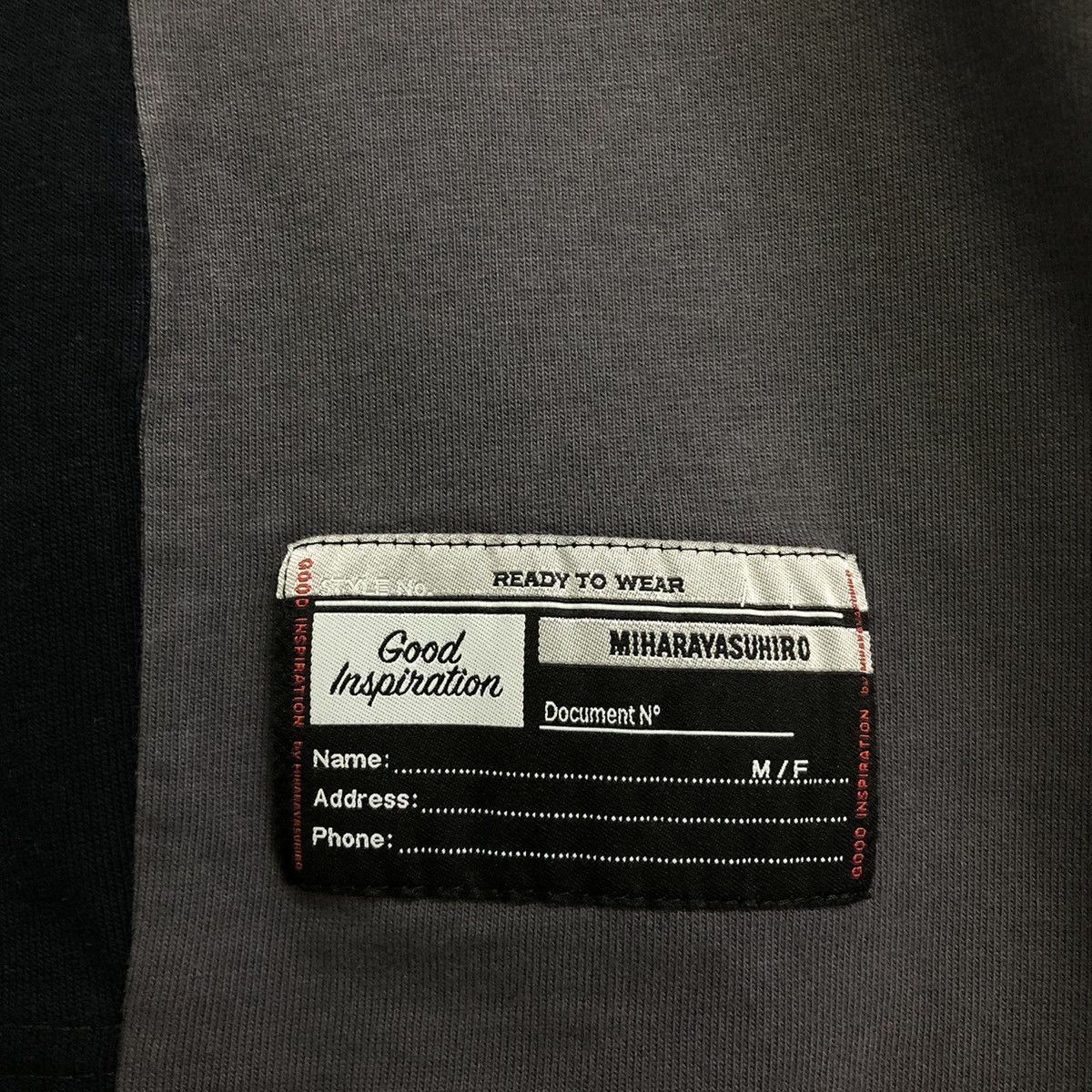 GU × Maison MIHARA YASUHIRO Miharayasuhiro X GU Good Inspiration Constructed Tshirt Size US M / EU 48-50 / 2 - 8 Thumbnail