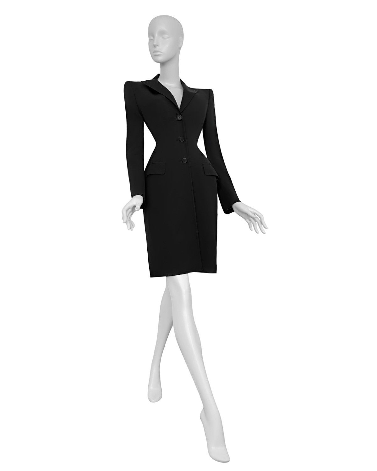 Dolce & Gabbana Dolce & Gabbana long black coat Size M / US 6-8 / IT 42-44 - 1 Thumbnail