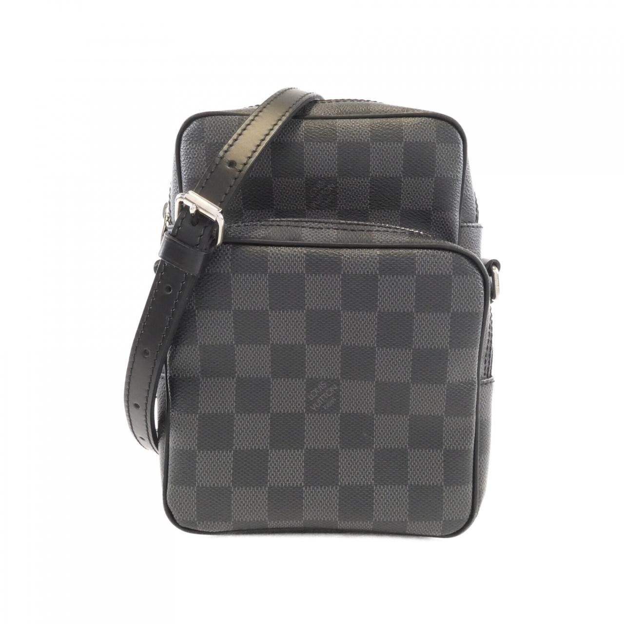 Louis Vuitton Louis Vuitton Louis Vuitton Damier Graphite Shoulder Bag Textile Shoulder Bag N41446 DUTY FREE for USA Size ONE SIZE - 1 Thumbnail