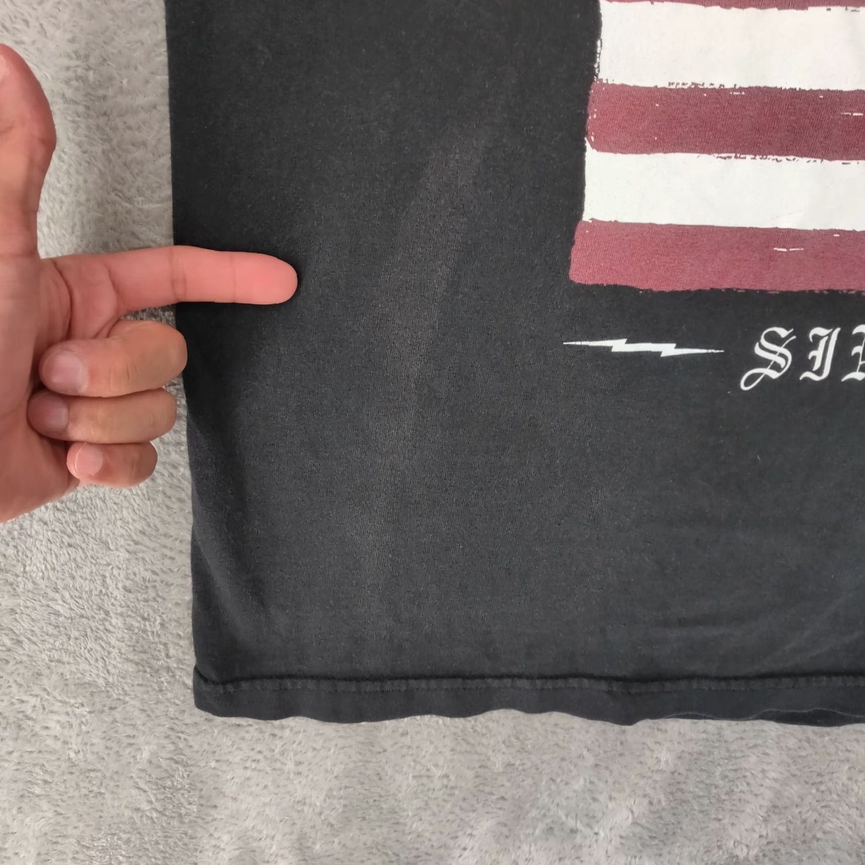 Metal Mulisha Vtg Metal Mulisha T Shirt Mens 2XL XXL Black Short Sleeve USA Flag Skate Grunge Size US XXL / EU 58 / 5 - 4 Thumbnail