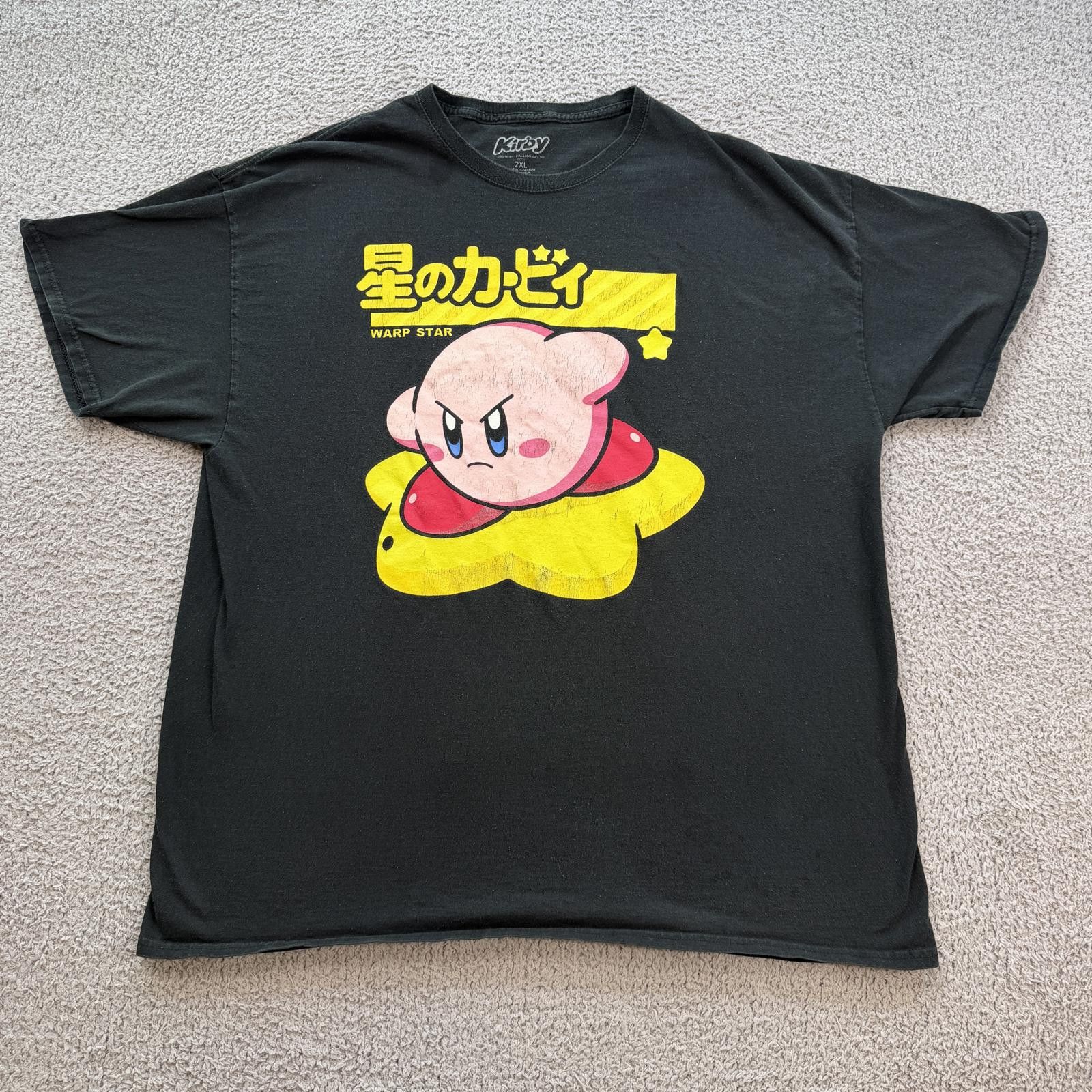 kiryuyrik Kirby Warp Star Graphic T Shirt Nintendo Japanese Anime 2XL Size US XXL / EU 58 / 5 - 1 Thumbnail