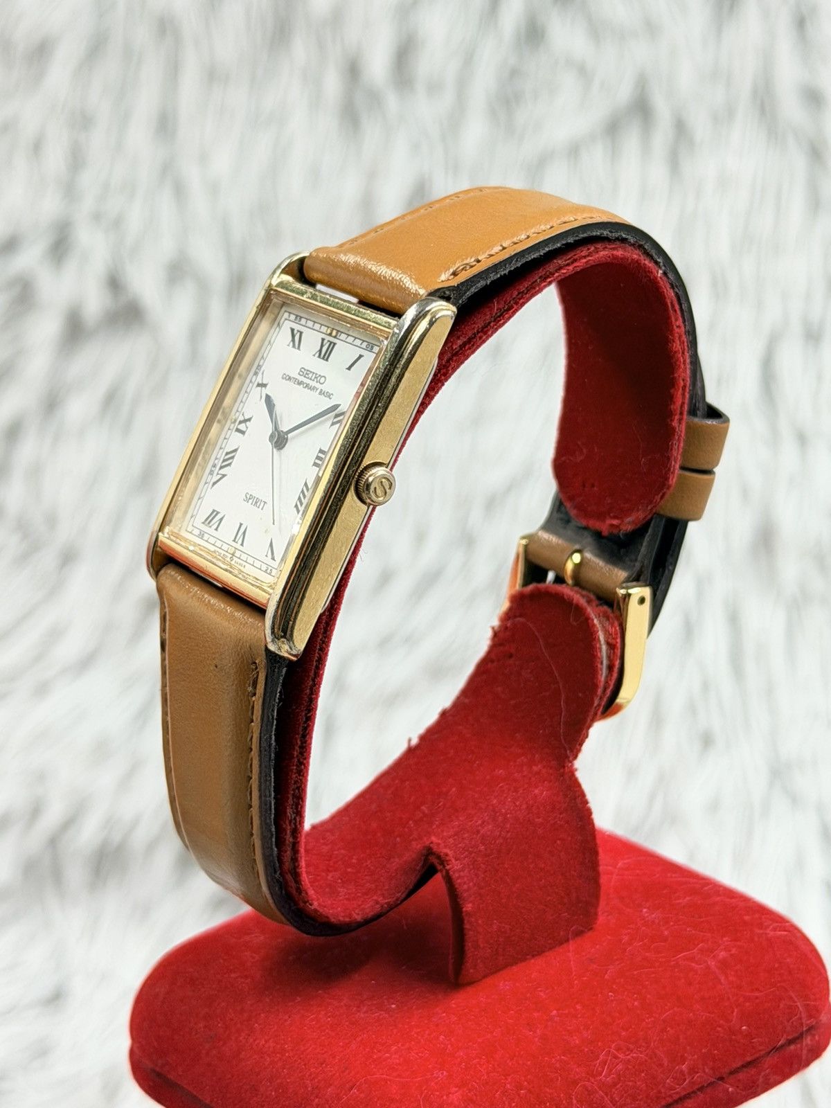 Seiko Rare SEIKO Tank Contemporary Basic Spirit Quartz Men’s Watch Size ONE SIZE - 4 Thumbnail