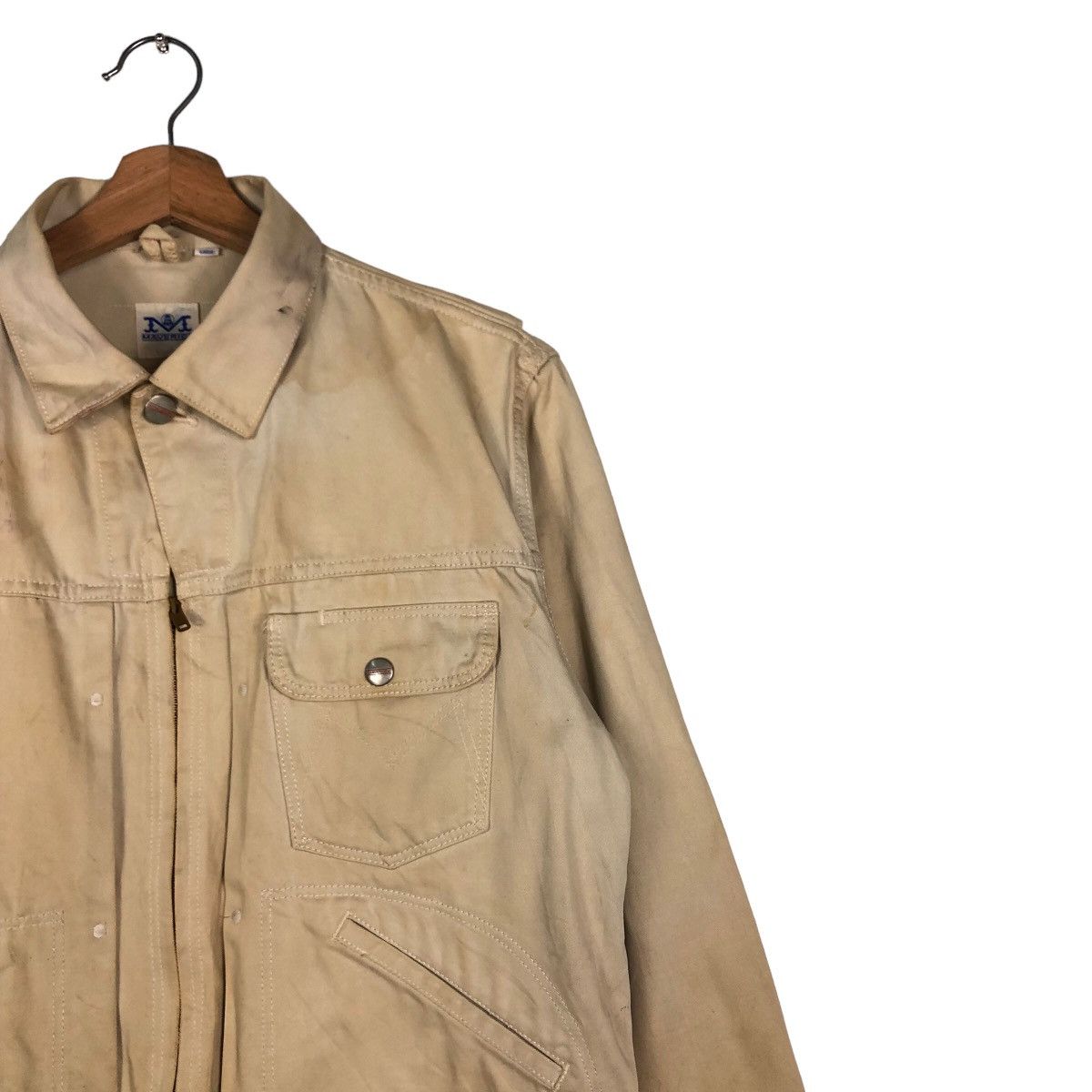 Japanese Brand 🔥Vintage 60’s Cropped Biker Jacket Maverick Talon Zipper Size US L / EU 52-54 / 3 - 6 Thumbnail