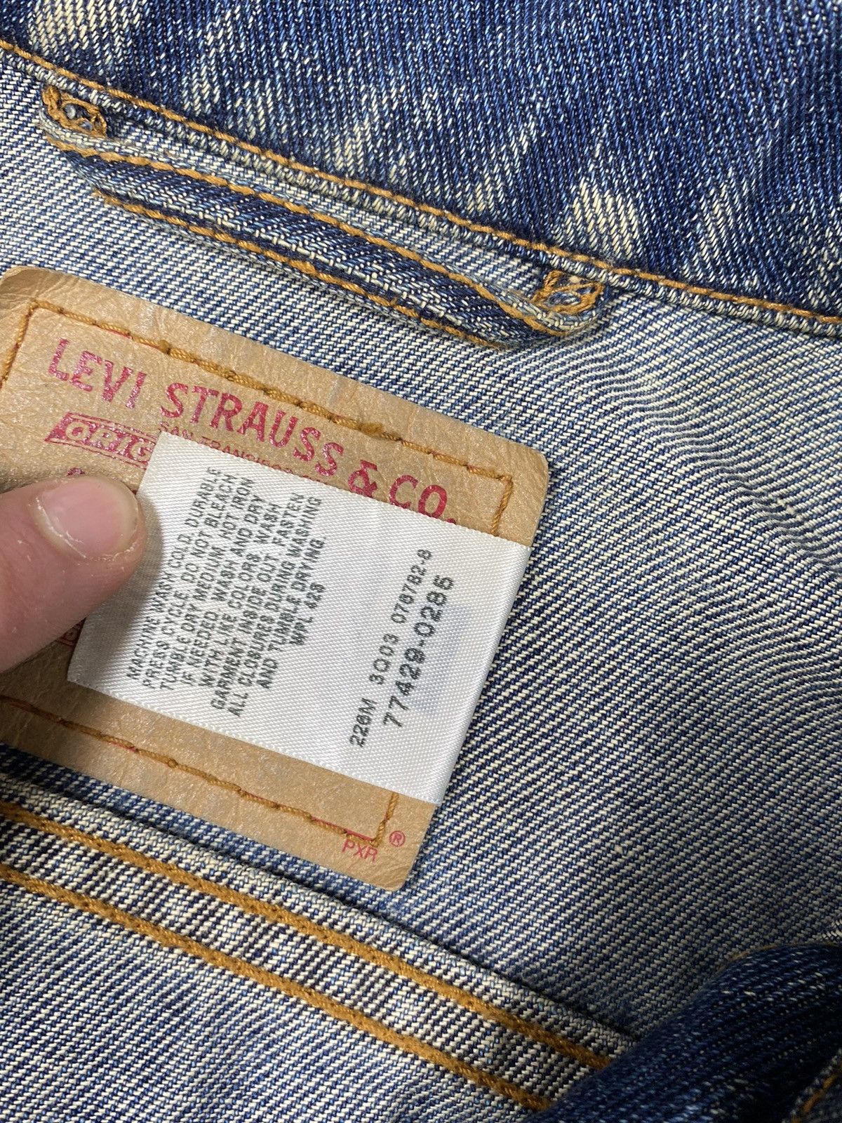 Levi's × Levi's Vintage Clothing × Vintage Vintage Y2K Levi’s zip denim jacket jeans streetwear size M Size M / US 6-8 / IT 42-44 - 6 Thumbnail