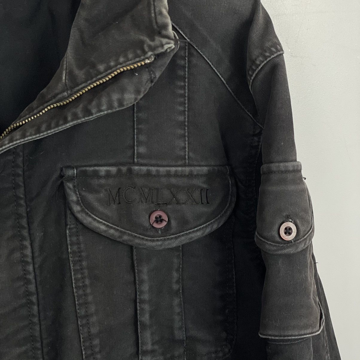 Nike × Vintage Vintage 90’s Nike distressed Denim Jacket y2k Size US M / EU 48-50 / 2 - 8 Thumbnail