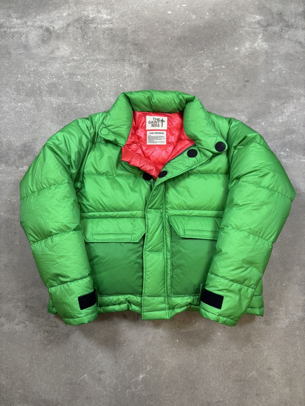 Saint Michael The Saint Mxxxxxx Down Jacket, Green Size US L / EU 52-54 / 3 - 1 Thumbnail