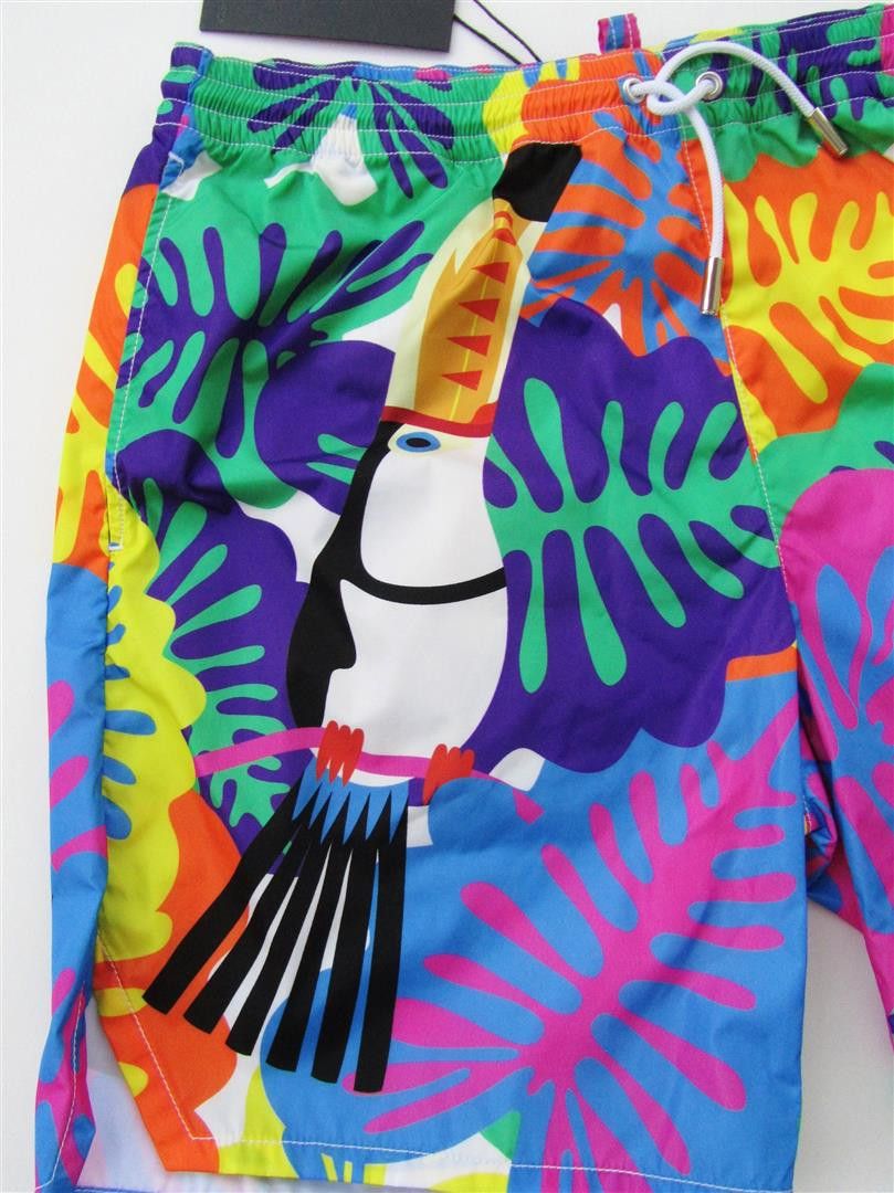 Dsquared2 DSquared2 Toucan Tropical Swim Shorts Loud Graphic Size US 26 / EU 42 - 5 Thumbnail